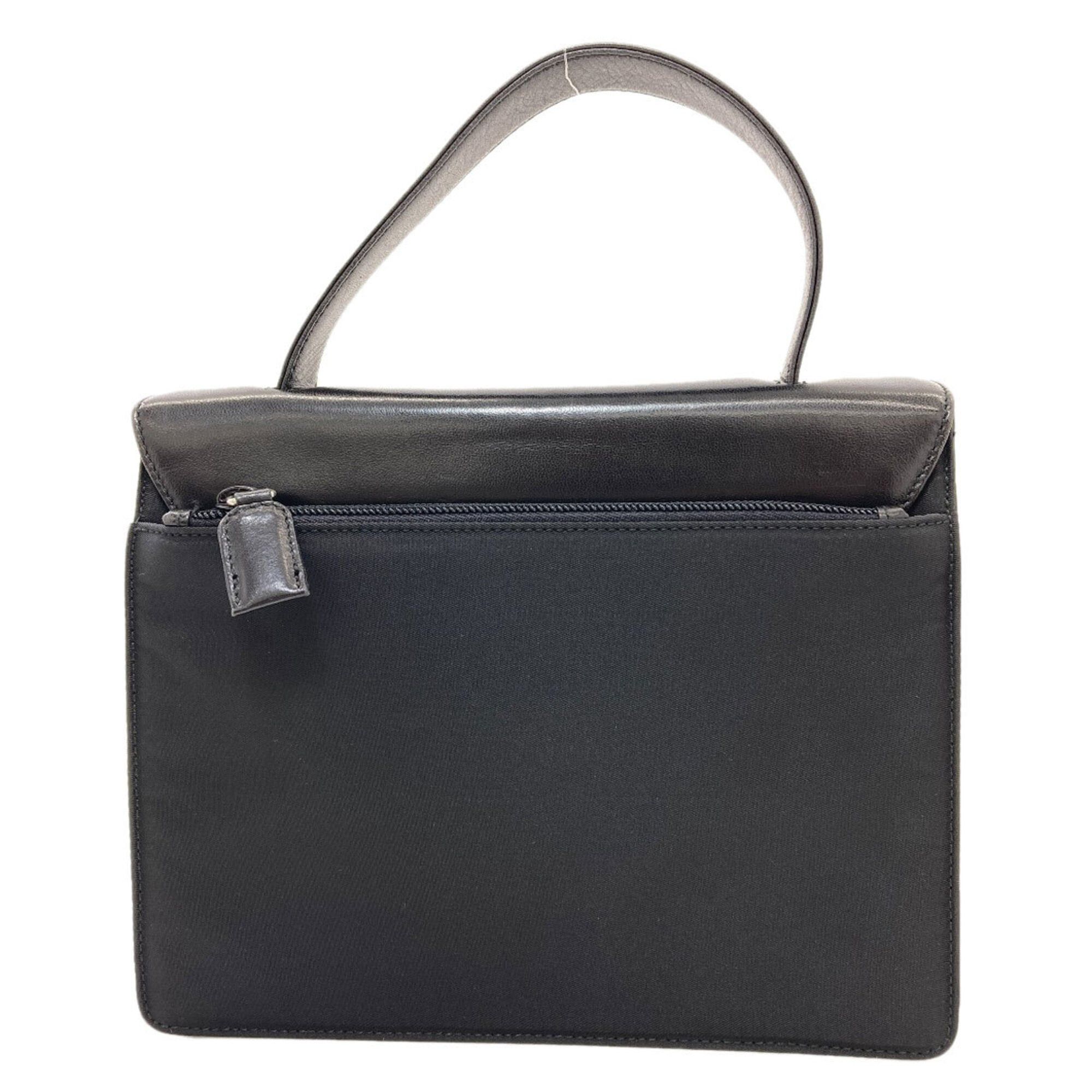 Prada Prada B7128 Belt Motif Handbag Nylon/Leather Women's PRADA Size ONE SIZE - 2 Thumbnail