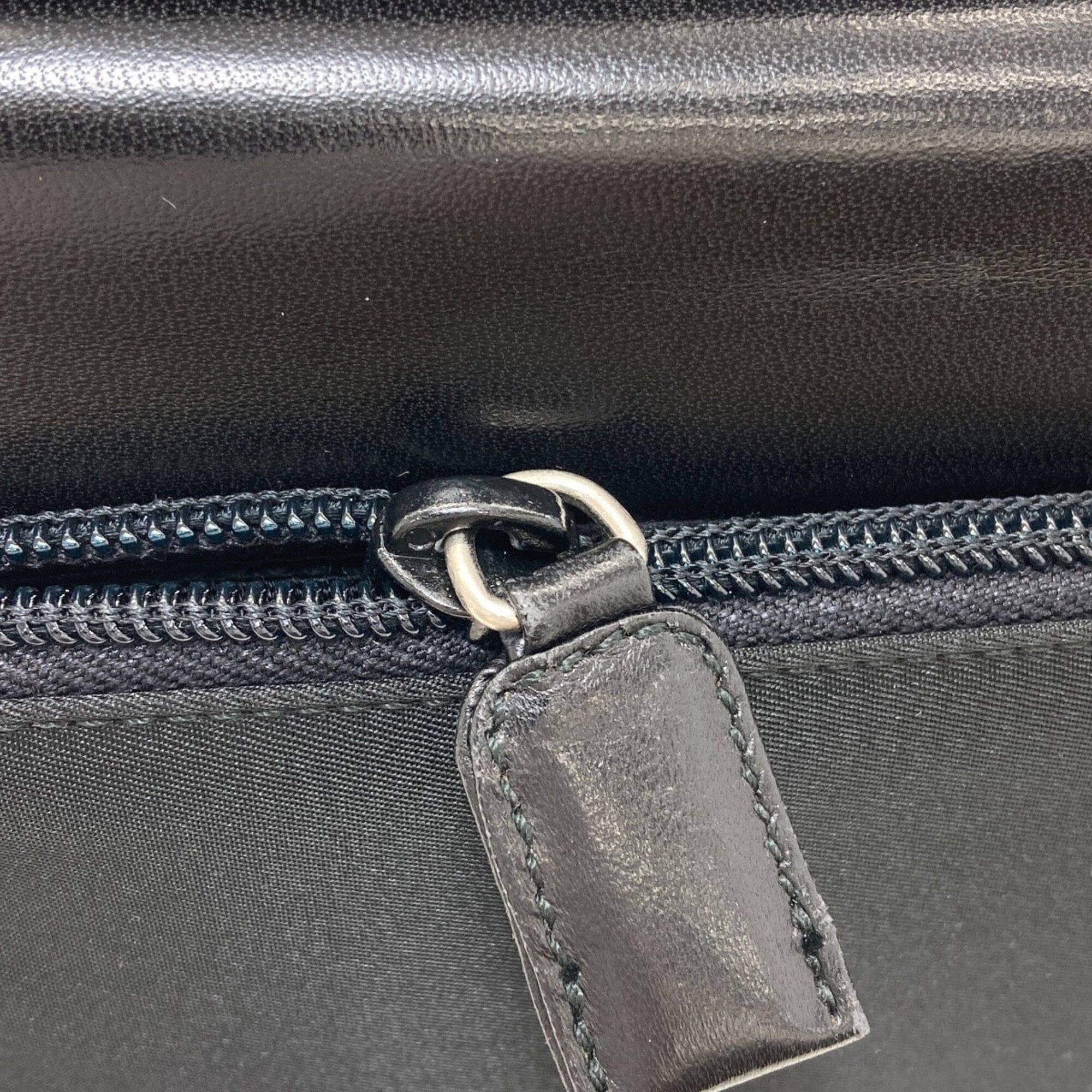 Prada Prada B7128 Belt Motif Handbag Nylon/Leather Women's PRADA Size ONE SIZE - 12 Thumbnail