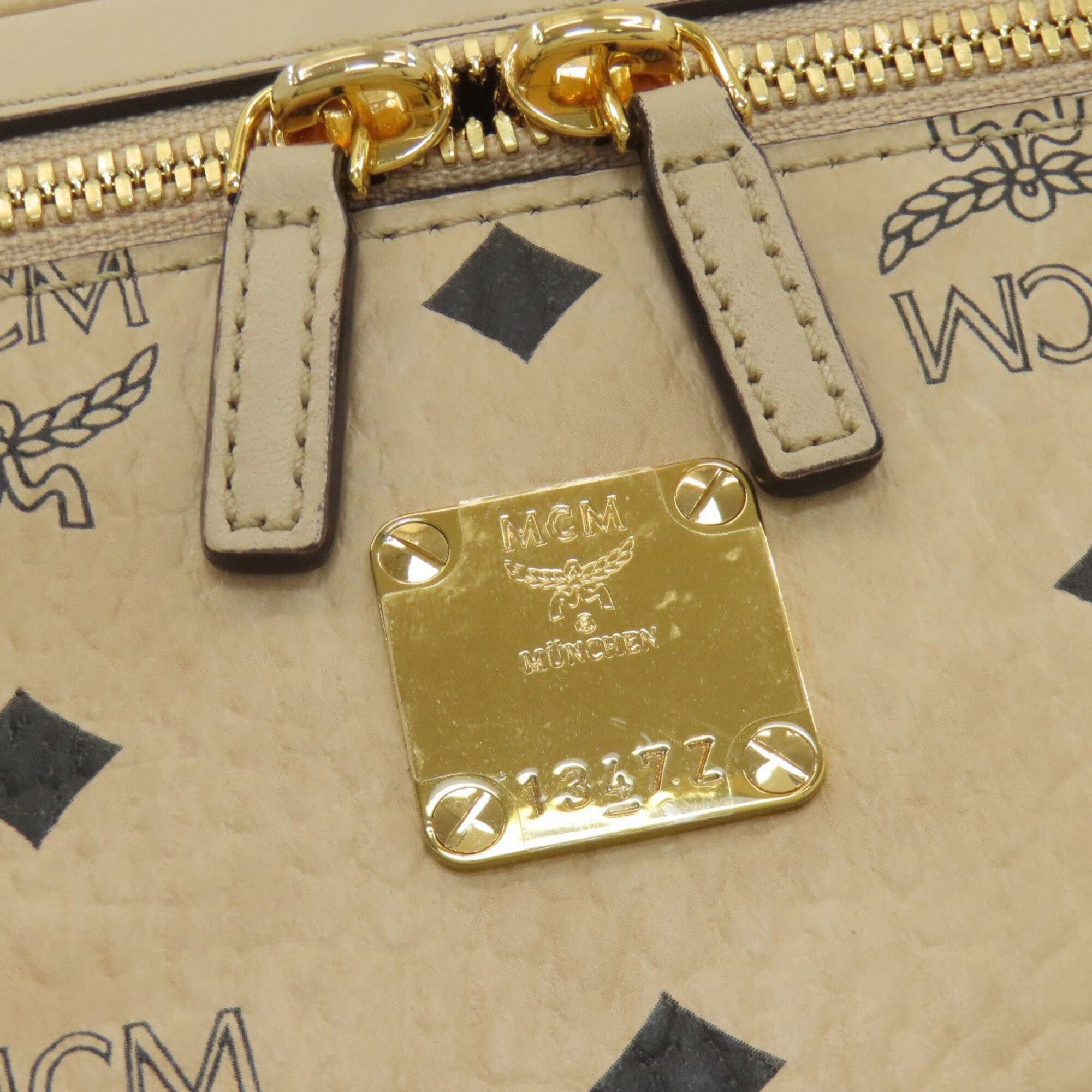 MCM MCM Vanity 2-Way Handbag, PVC, Women's Size ONE SIZE - 14 Thumbnail