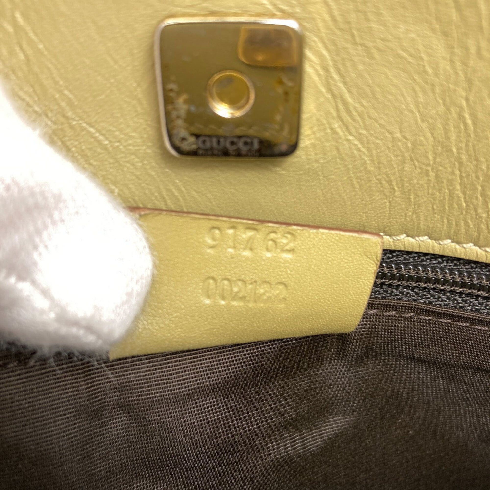 Gucci Gucci 91762 GG Canvas Shoulder Bag, Canvas, Women's GUCCI Size ONE SIZE - 7 Thumbnail