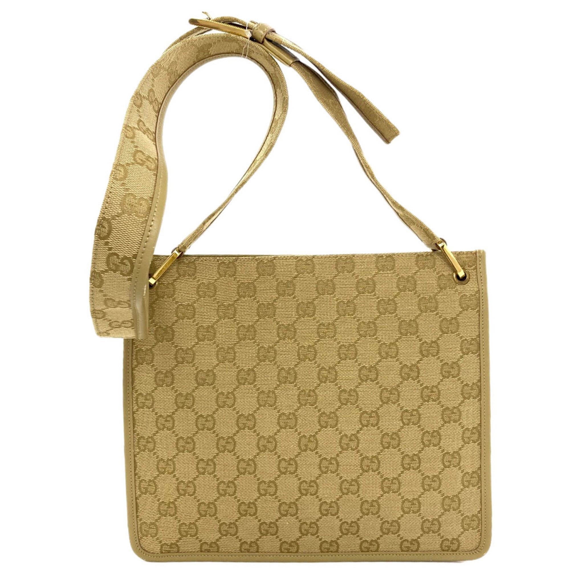 Gucci Gucci 91762 GG Canvas Shoulder Bag, Canvas, Women's GUCCI Size ONE SIZE - 2 Thumbnail