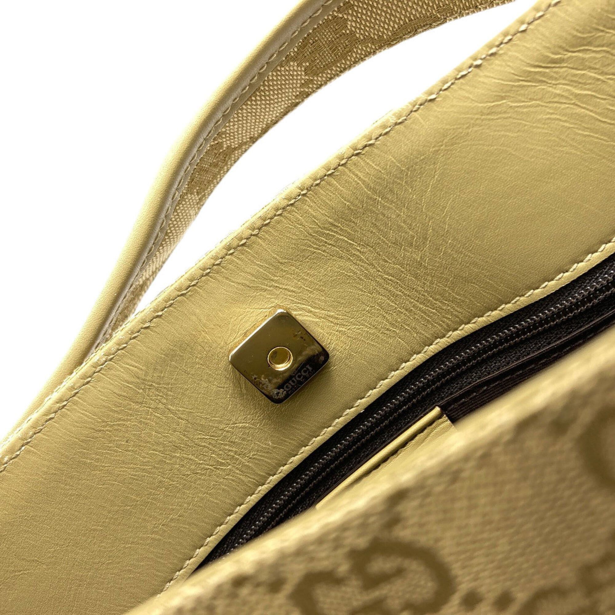 Gucci Gucci 91762 GG Canvas Shoulder Bag, Canvas, Women's GUCCI Size ONE SIZE - 8 Thumbnail