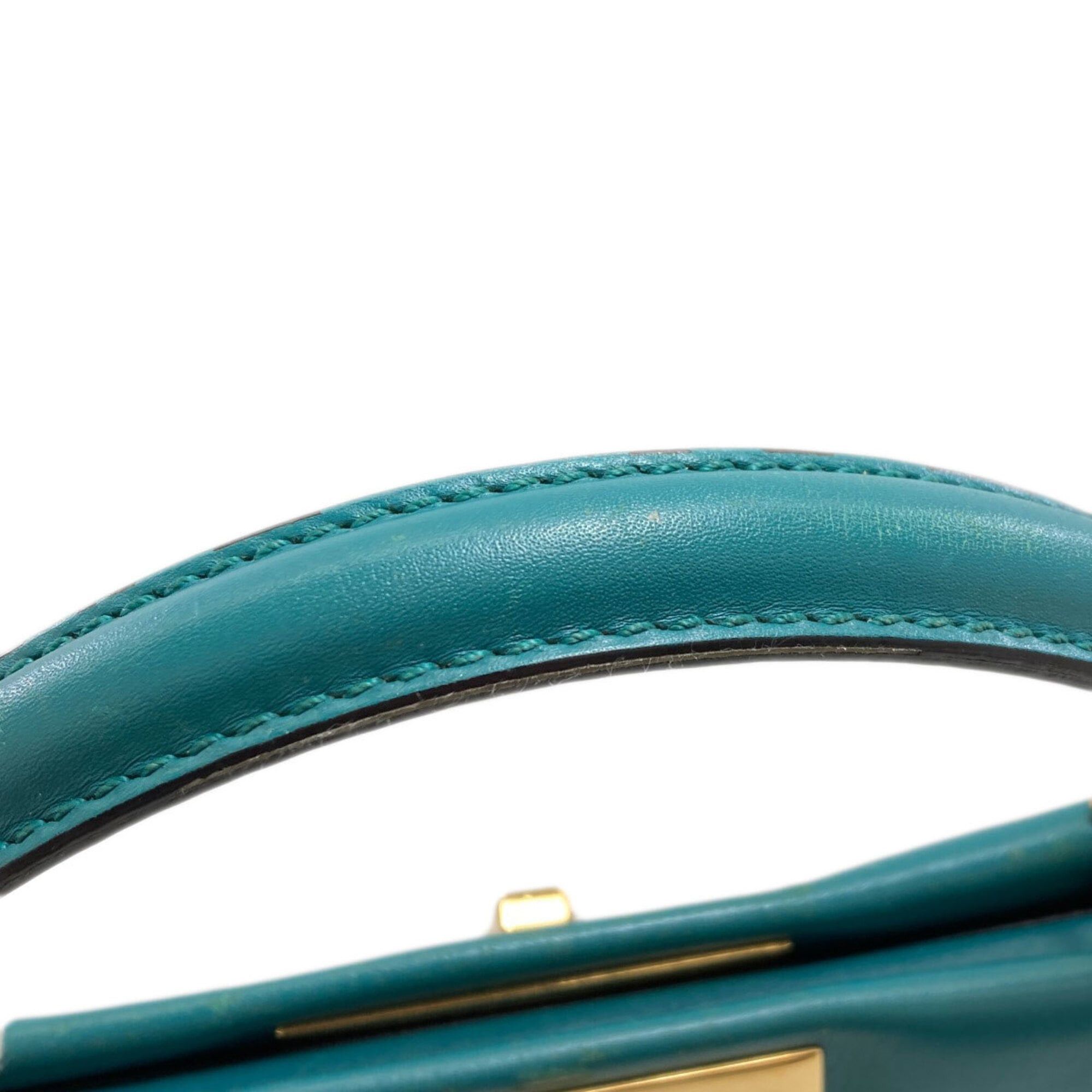 Fendi Fendi Peekaboo 2-Way Handbag, Calfskin, Women's FENDI Size ONE SIZE - 24 Thumbnail