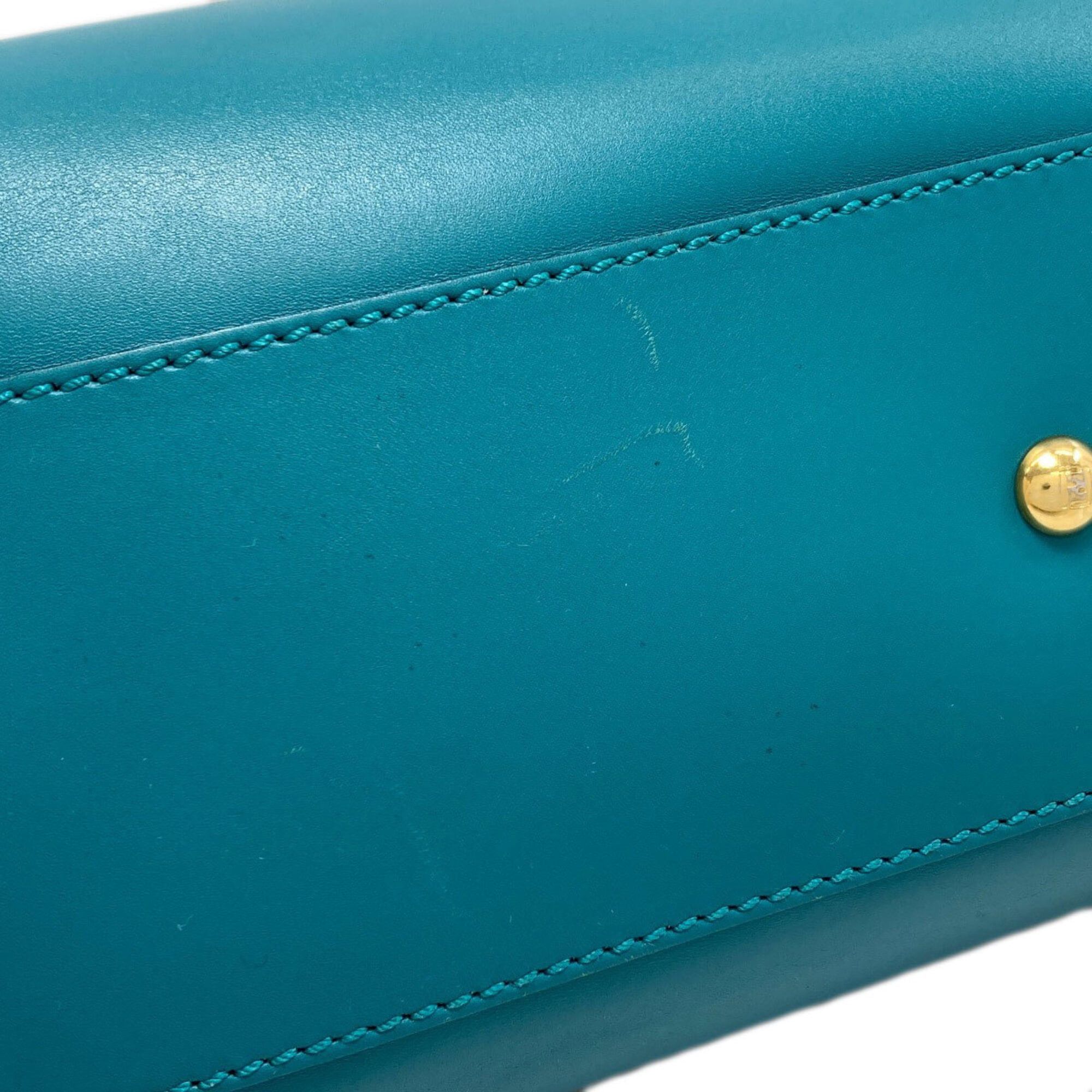 Fendi Fendi Peekaboo 2-Way Handbag, Calfskin, Women's FENDI Size ONE SIZE - 18 Thumbnail