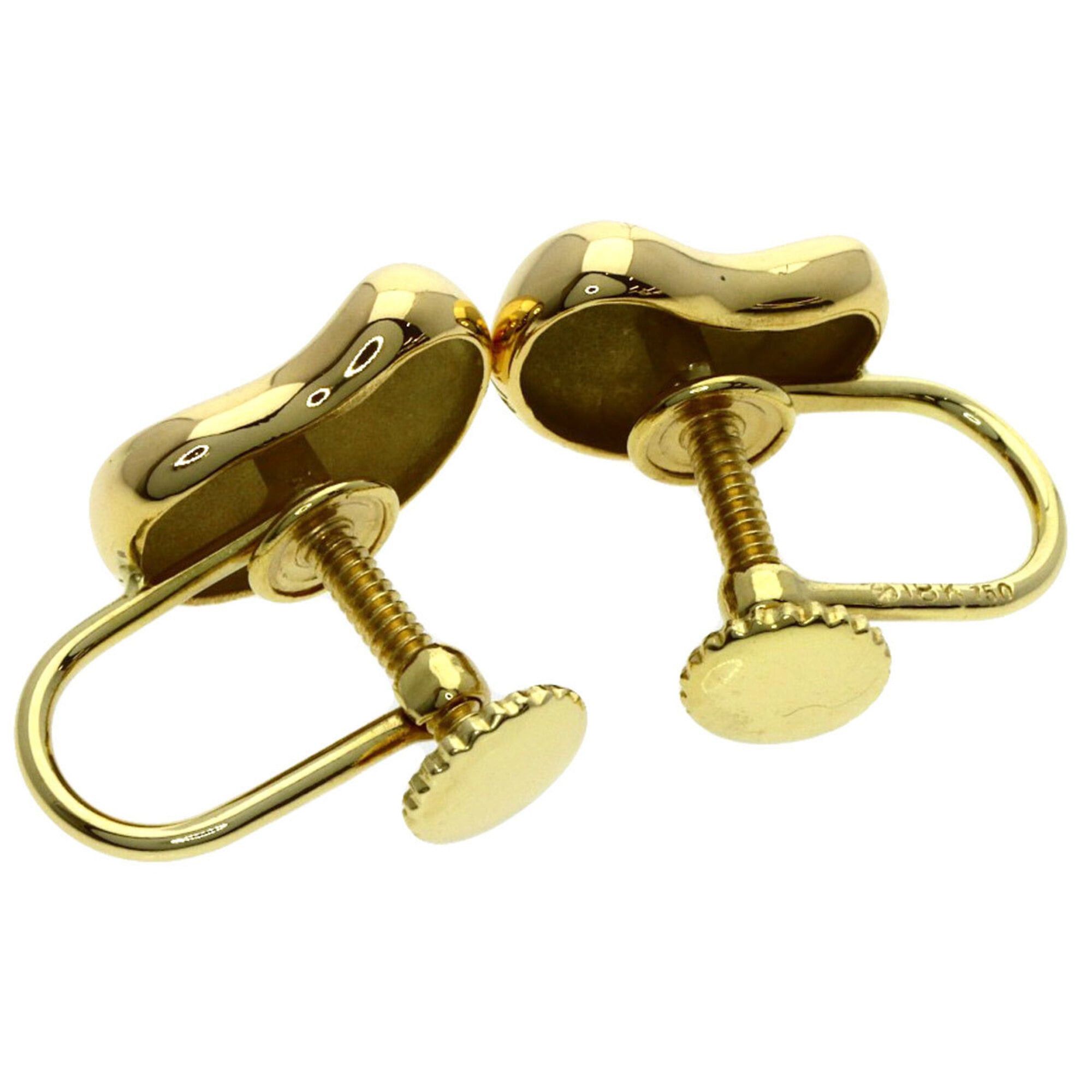 Tiffany & Co. Tiffany Bean Earrings, 18K Yellow Gold, Women's, TIFFANY&Co. Size ONE SIZE - 2 Thumbnail