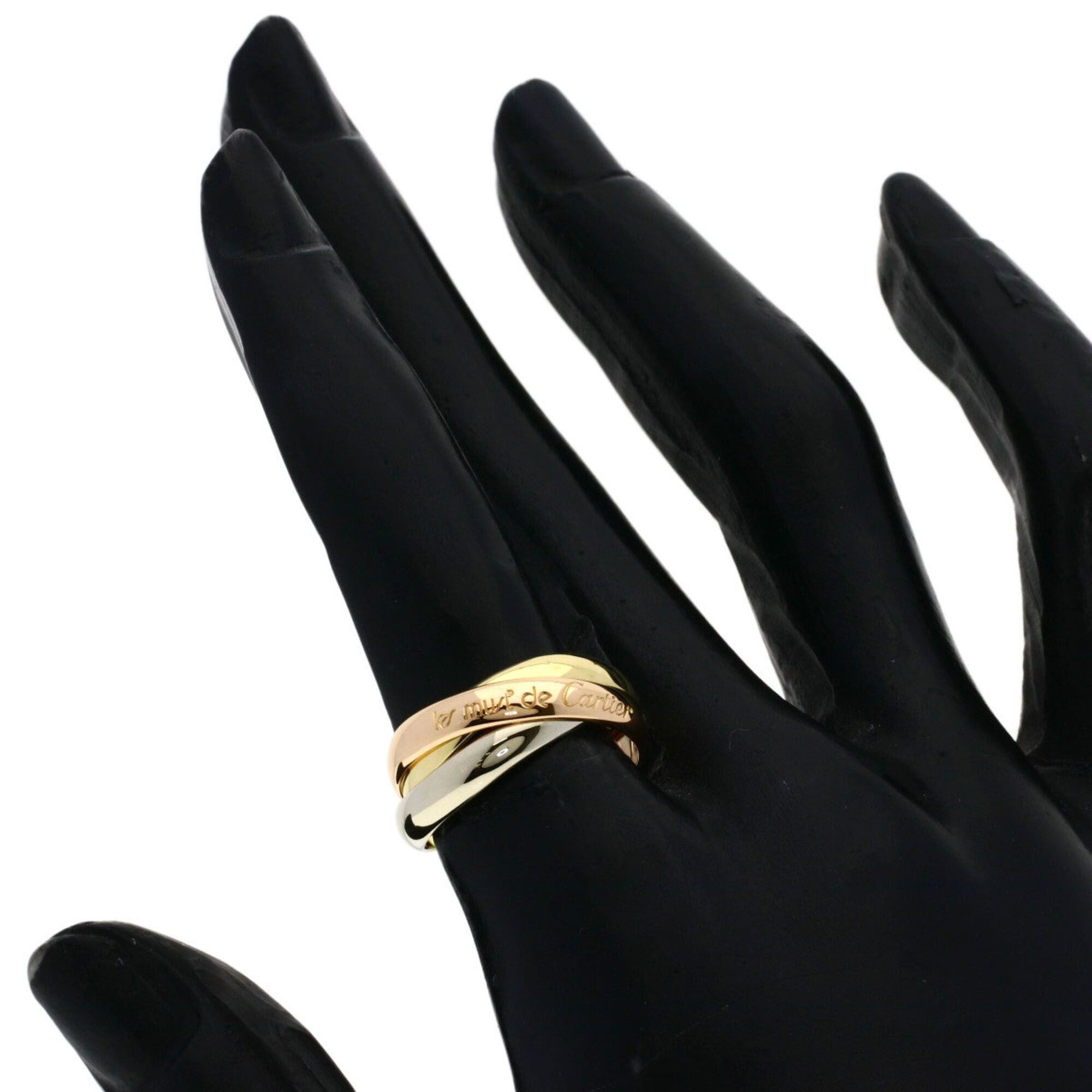 Cartier Cartier Trinity #49 Ring - 18K Yellow Gold/18K White Pink Gold Women's CARTIER Size ONE SIZE - 5 Thumbnail