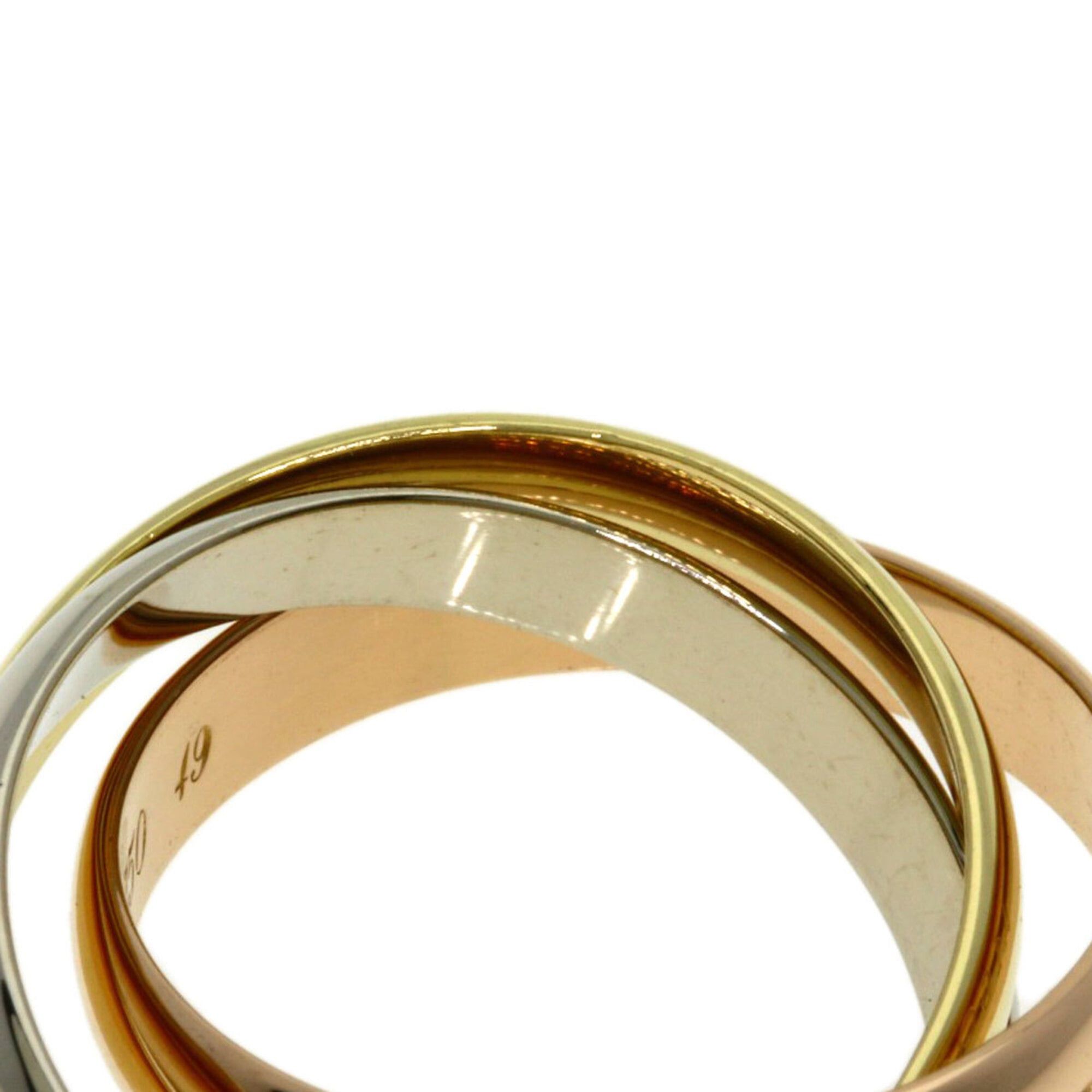 Cartier Cartier Trinity #49 Ring - 18K Yellow Gold/18K White Pink Gold Women's CARTIER Size ONE SIZE - 6 Thumbnail