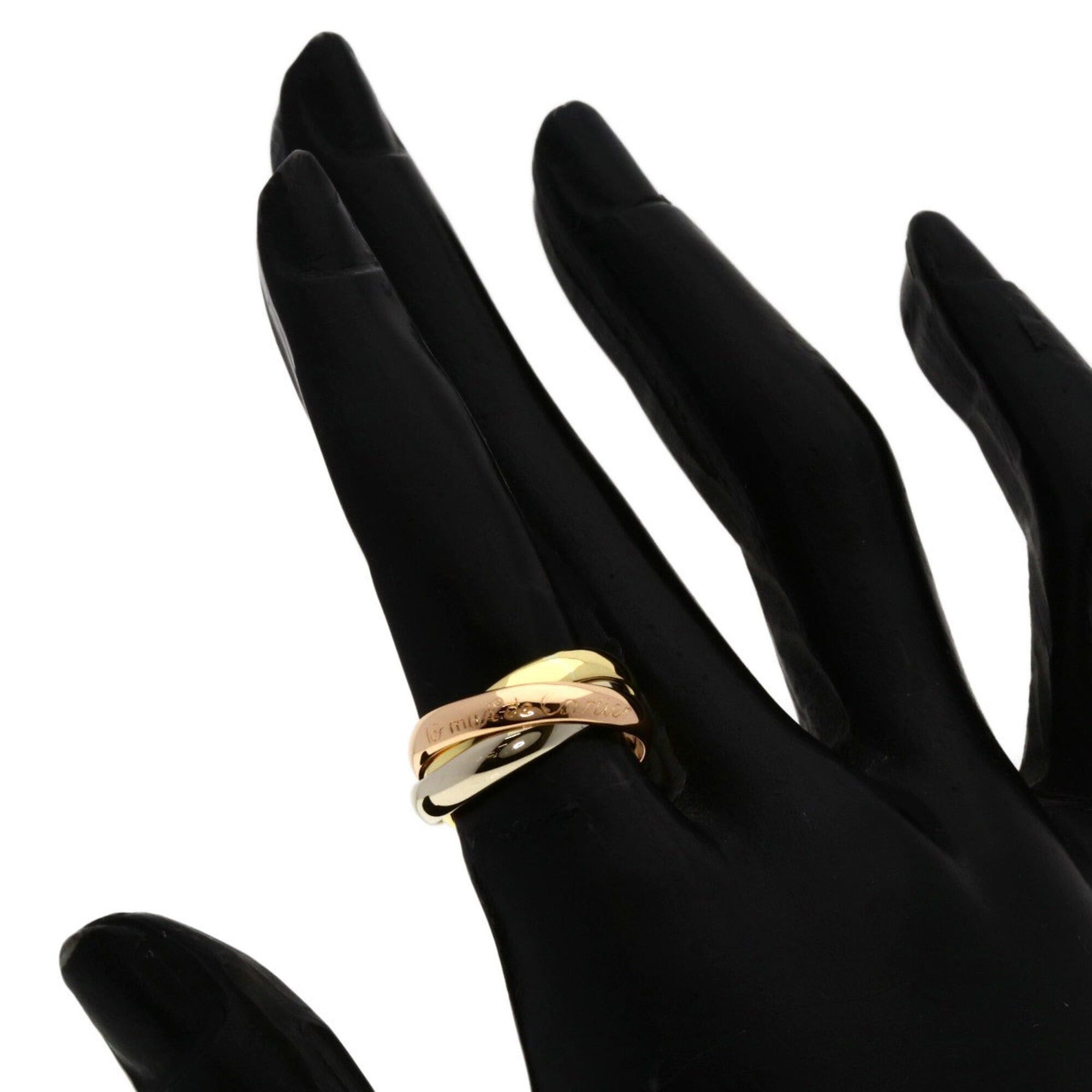 Cartier Cartier Trinity #48 Ring - 18K Yellow Gold/18K White Pink Gold Women's CARTIER Size ONE SIZE - 4 Thumbnail