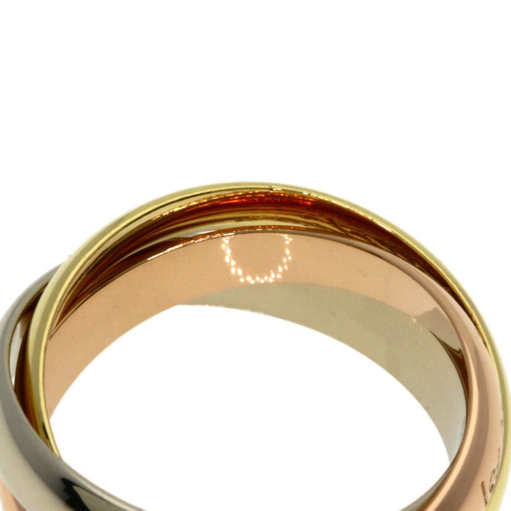 Cartier Cartier Trinity #50 Ring - 18K Yellow Gold/18K White Pink Gold Women's CARTIER Size ONE SIZE - 5 Thumbnail