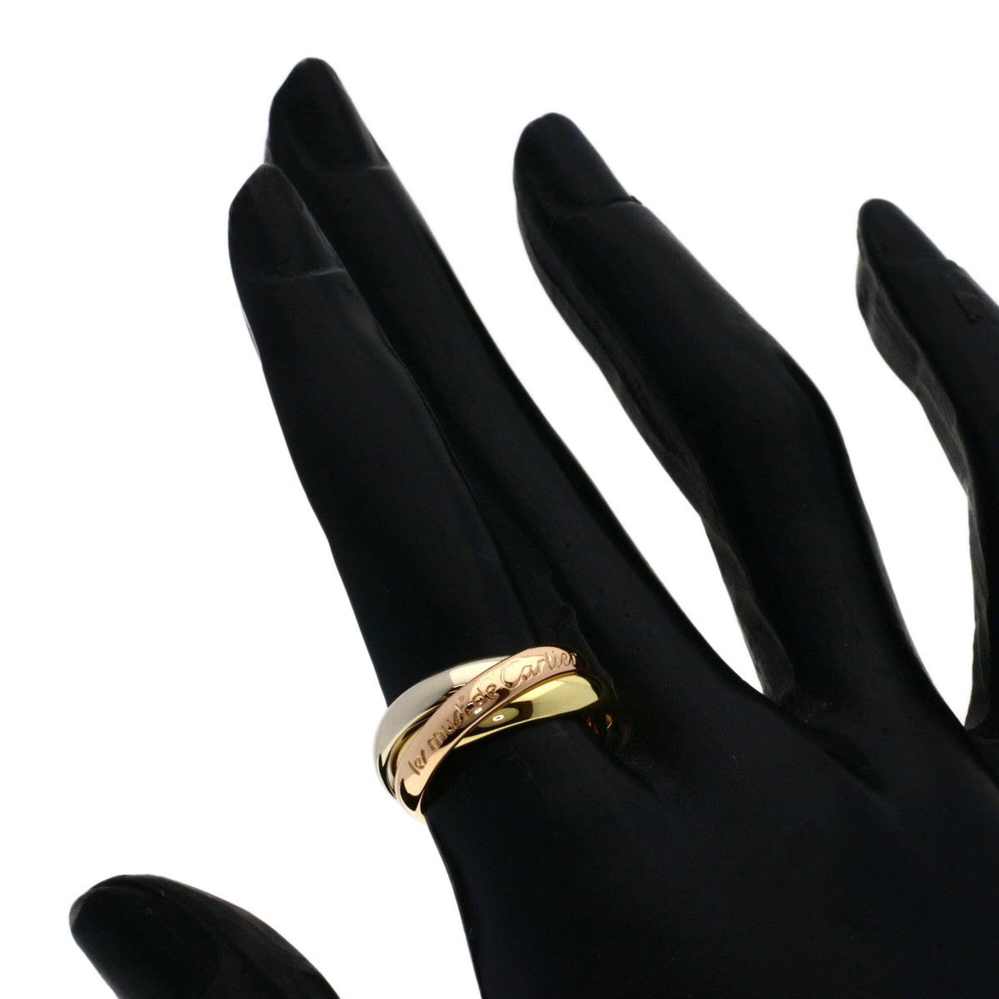 Cartier Cartier Trinity #50 Ring - 18K Yellow Gold/18K White Pink Gold Women's CARTIER Size ONE SIZE - 4 Thumbnail