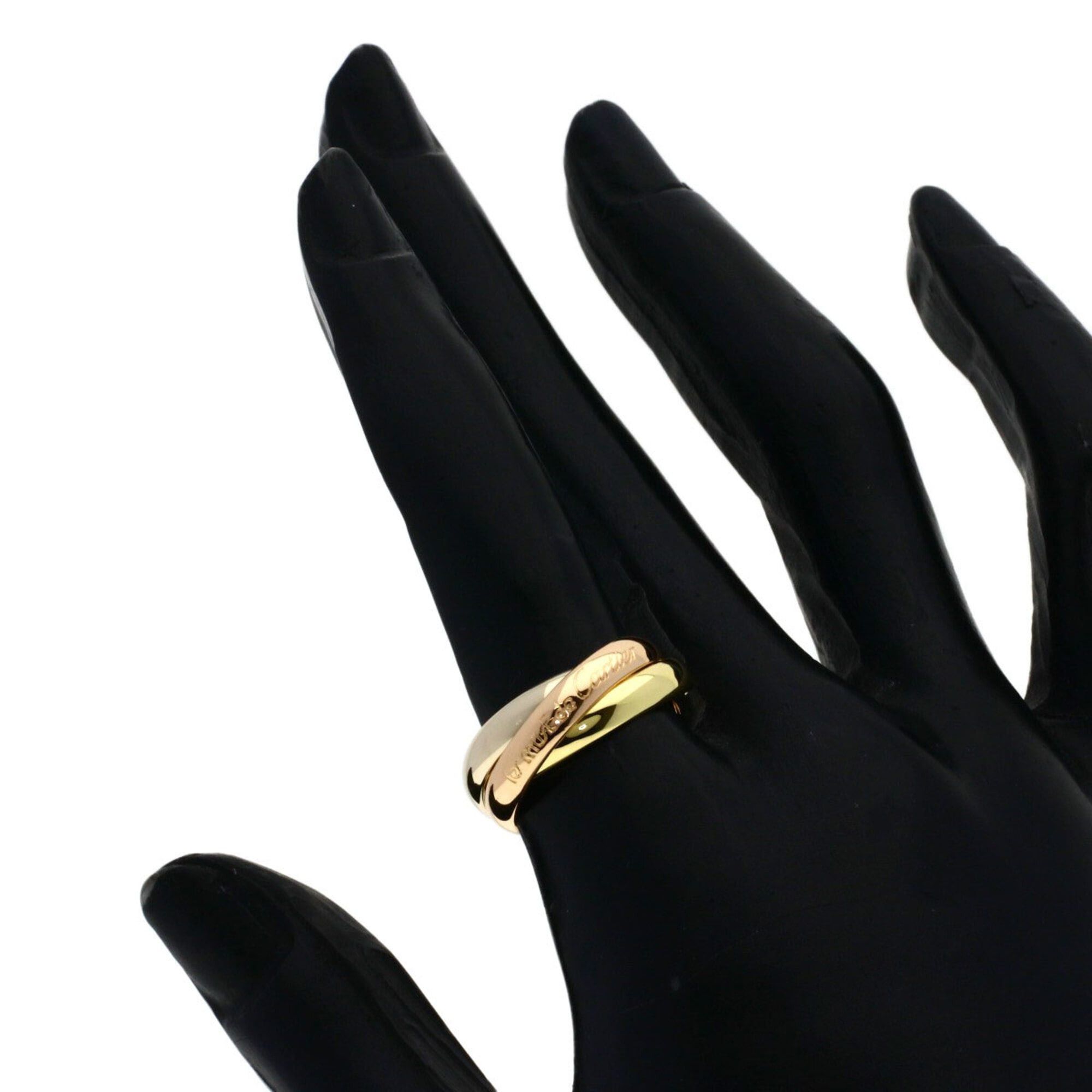 Cartier Cartier Trinity #51 Ring - 18K Yellow Gold/18K White Pink Gold Women's CARTIER Size ONE SIZE - 4 Thumbnail