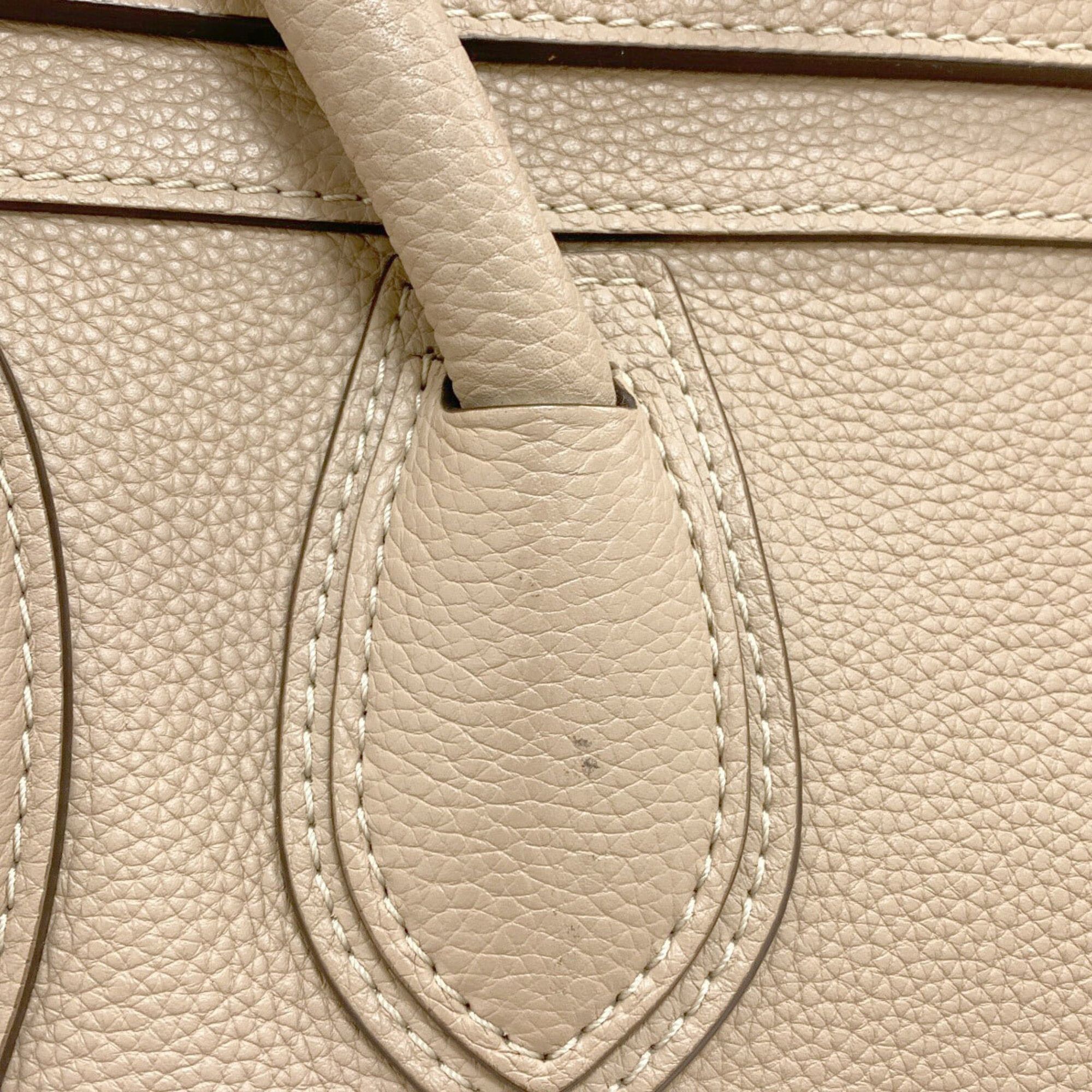 Celine Celine Luggage Mini Tote Bag, Calfskin, Women's Size ONE SIZE - 15 Thumbnail