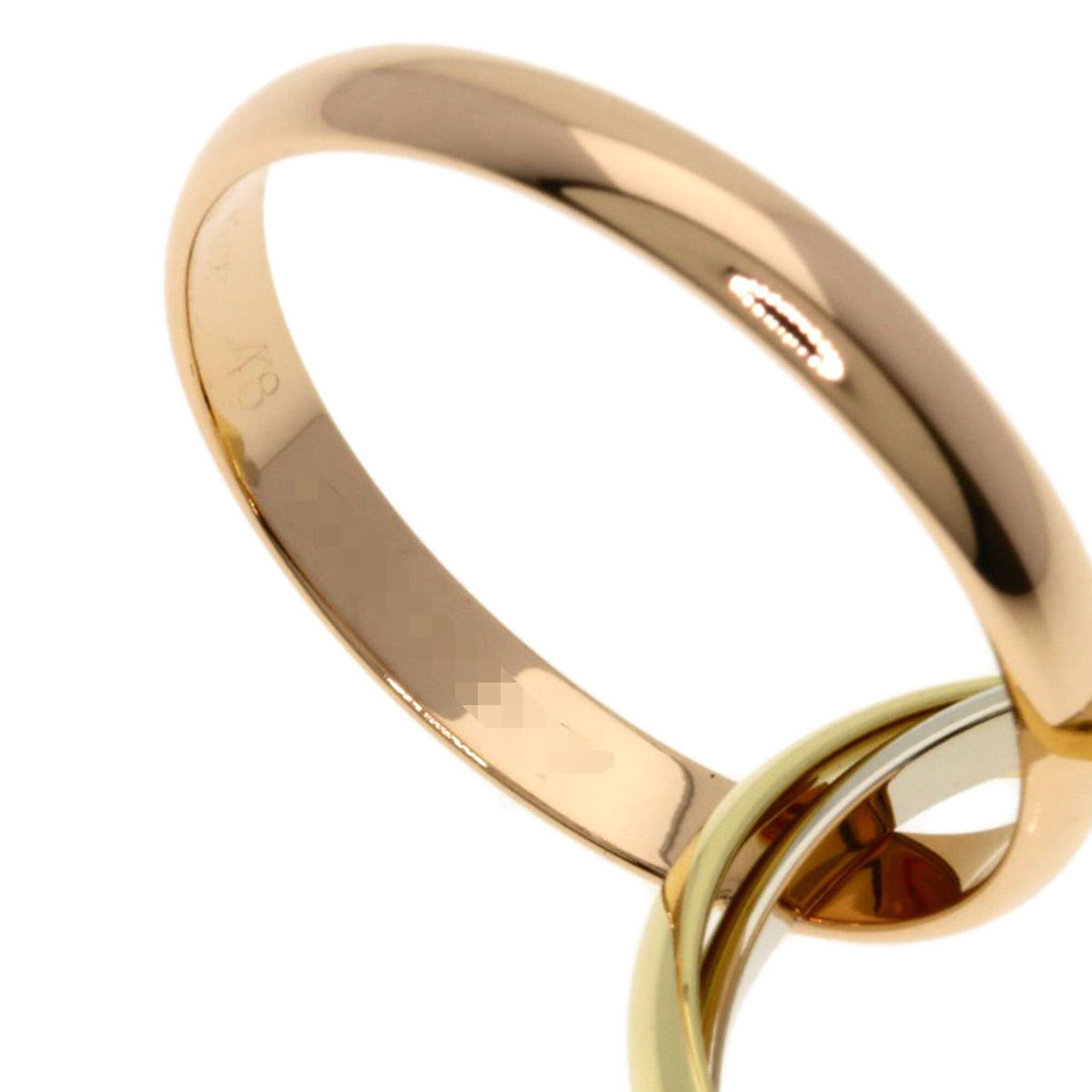 Cartier Cartier Trinity SM #48 Ring - 18K Yellow Gold/18K White Pink Gold Women's CARTIER Size ONE SIZE - 5 Thumbnail