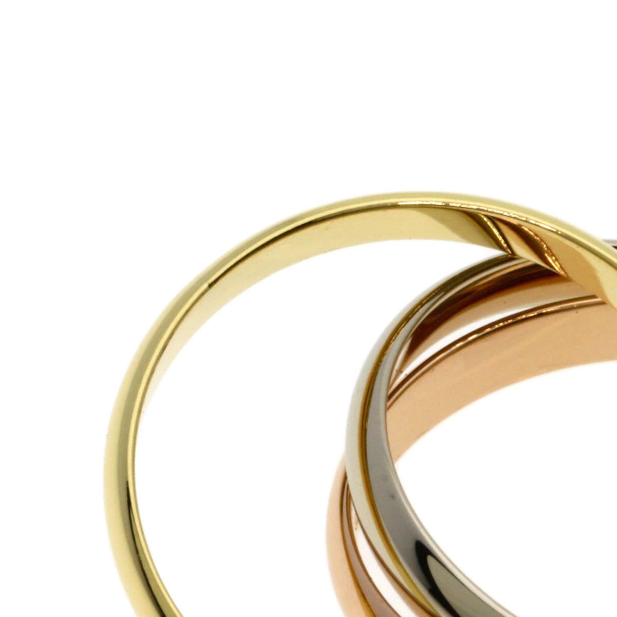 Cartier Cartier Trinity SM #48 Ring - 18K Yellow Gold/18K White Pink Gold Women's CARTIER Size ONE SIZE - 6 Thumbnail