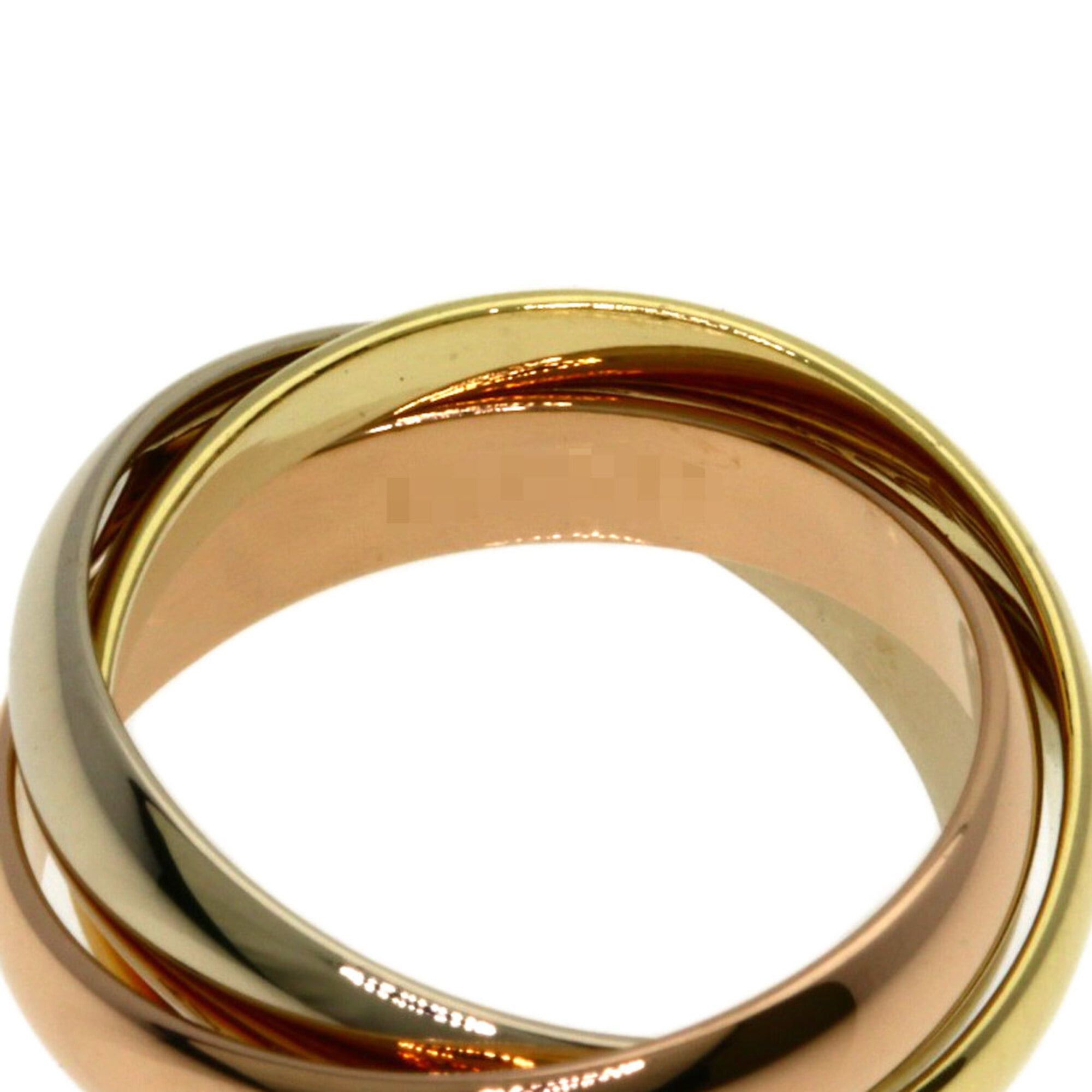 Cartier Cartier Trinity #47 Ring - 18K Yellow Gold/18K White Pink Gold Women's CARTIER Size ONE SIZE - 4 Thumbnail