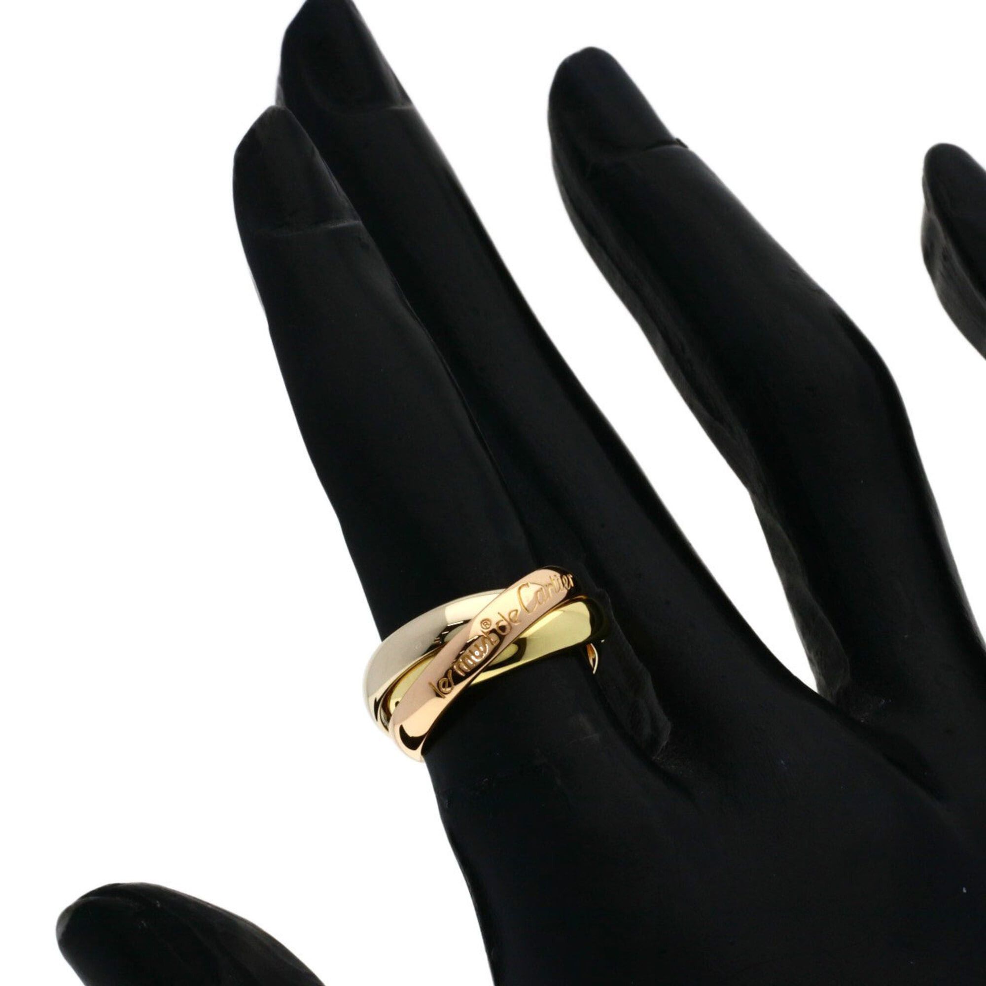 Cartier Cartier Trinity #47 Ring - 18K Yellow Gold/18K White Pink Gold Women's CARTIER Size ONE SIZE - 5 Thumbnail