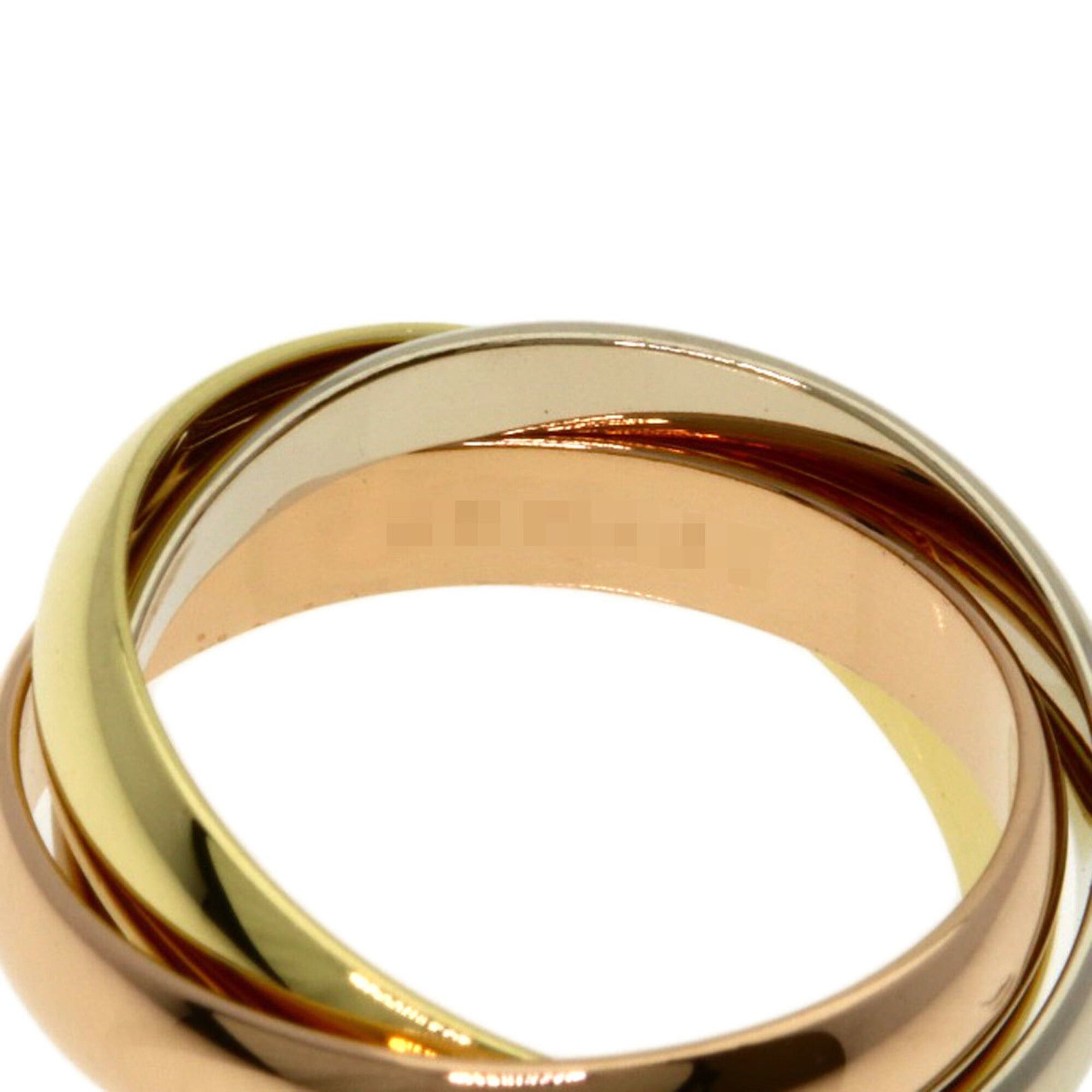Cartier Cartier Trinity #49 Ring - 18K Yellow Gold/18K White Pink Gold Women's CARTIER Size ONE SIZE - 4 Thumbnail