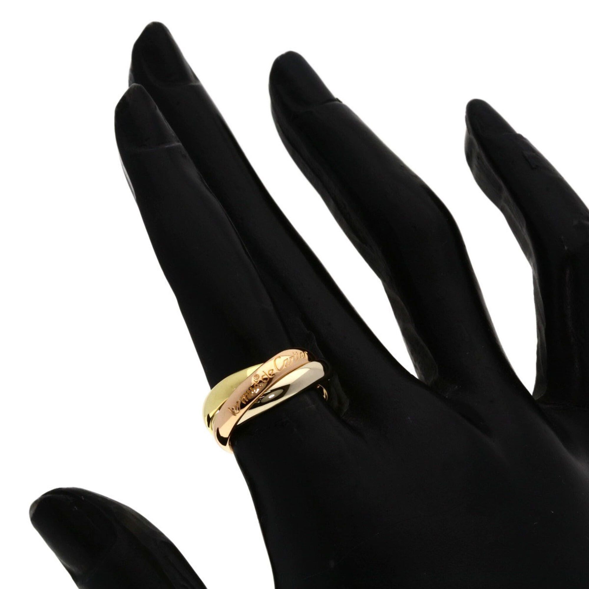 Cartier Cartier Trinity #49 Ring - 18K Yellow Gold/18K White Pink Gold Women's CARTIER Size ONE SIZE - 5 Thumbnail