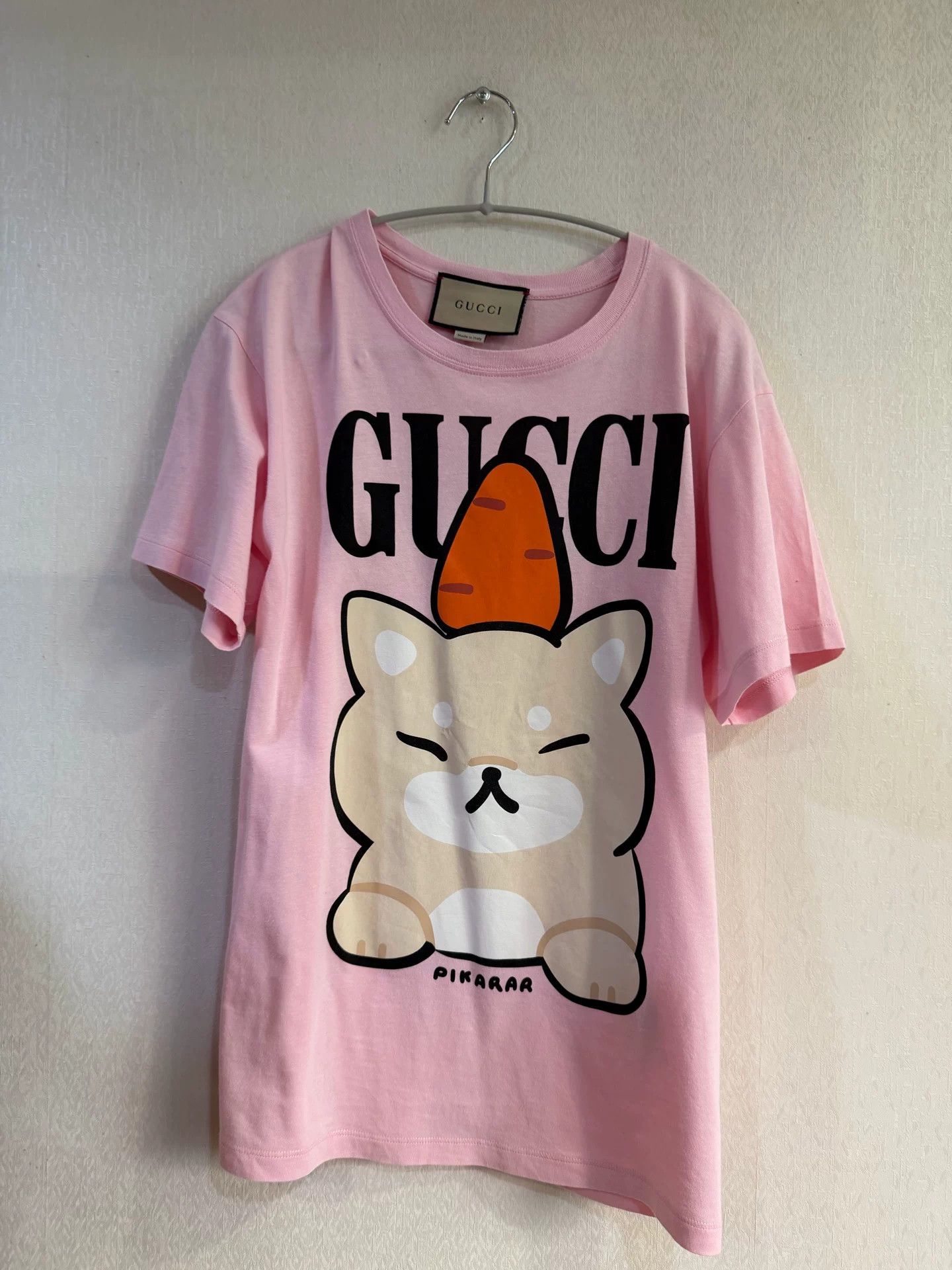 Gucci Gucci Pikarar Cartoon Animal Graphic T-Shirt XXS Size US XXS / EU 40 - 2 Thumbnail