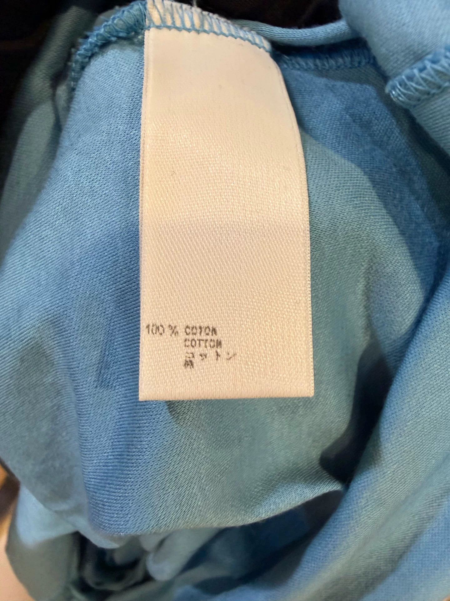 Louis Vuitton Louis Vuitton Blue Gathered Short Sleeve T-Shirt S Size S / US 4 / IT 40 - 5 Thumbnail