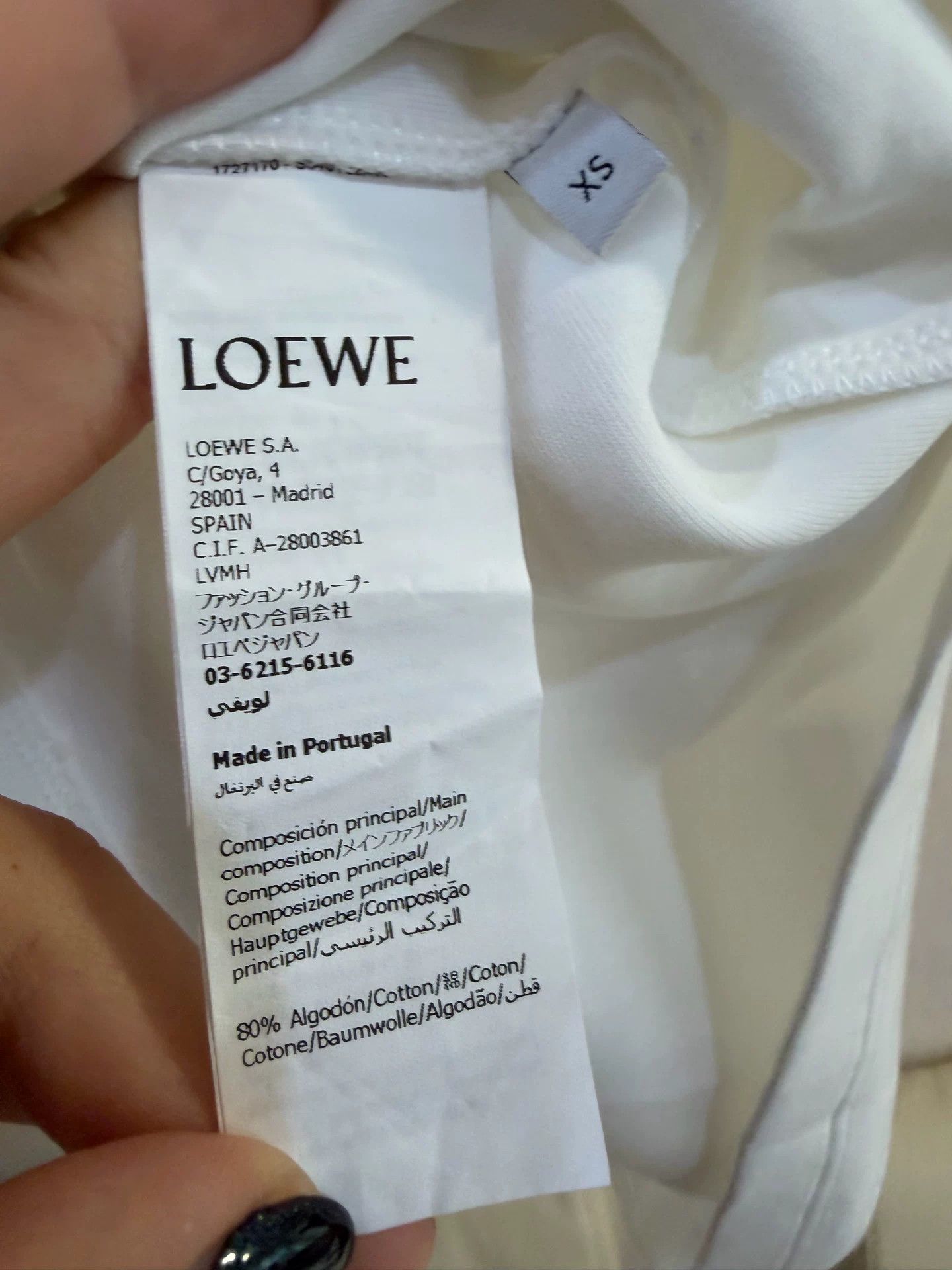 Loewe Loewe Mozart Print T-Shirt XS Size US XS / EU 42 / 0 - 5 Thumbnail