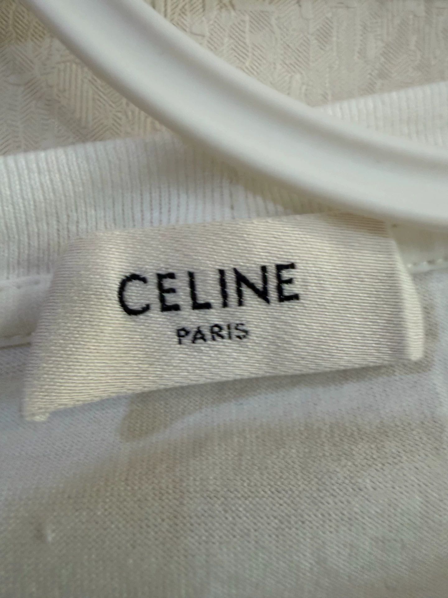Celine Celine Logo Print Cotton T-Shirt XXS Size XXS / US 00 / IT 34 - 4 Thumbnail