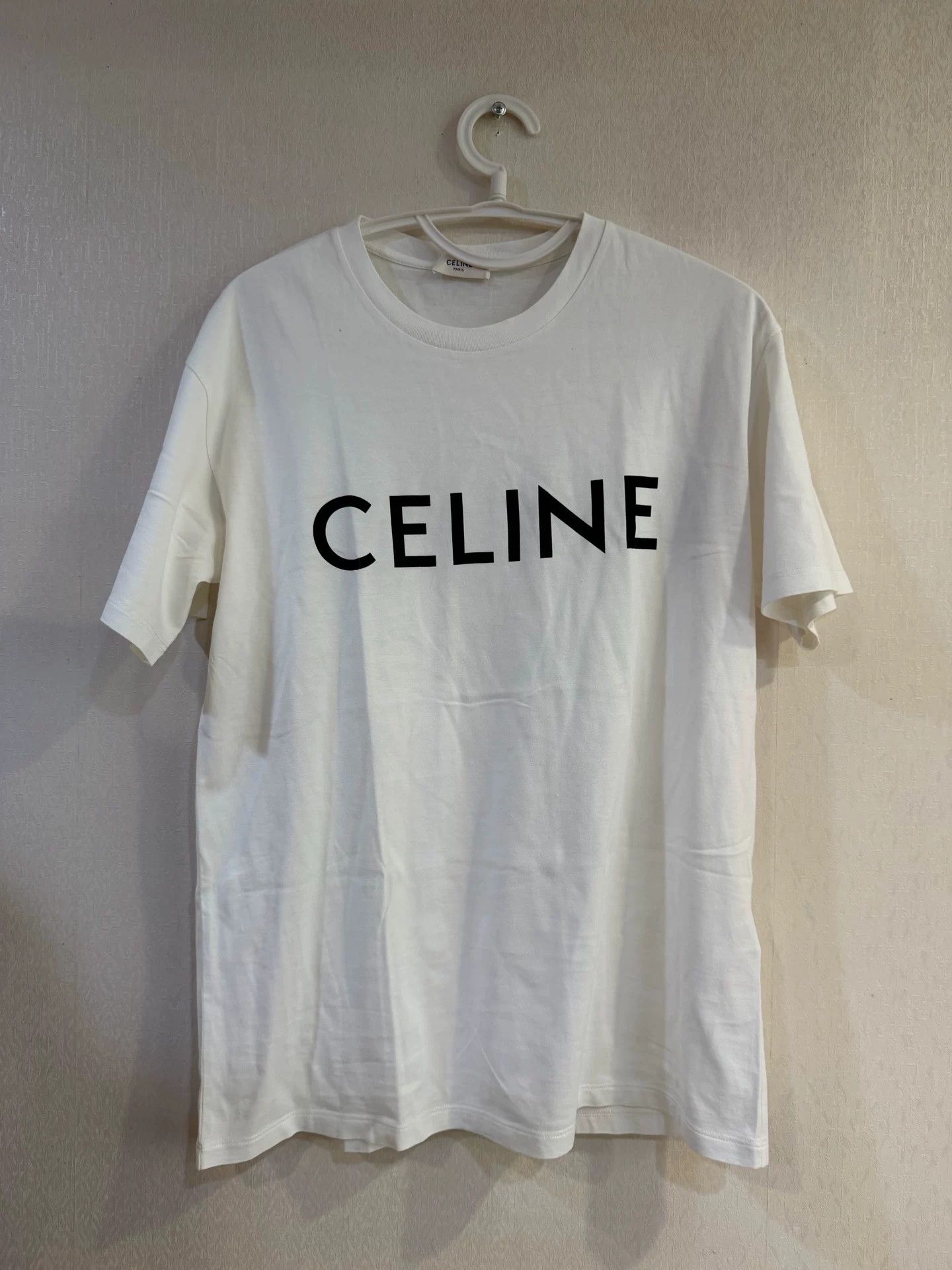Celine Celine Logo Print Cotton T-Shirt XXS Size XXS / US 00 / IT 34 - 2 Thumbnail