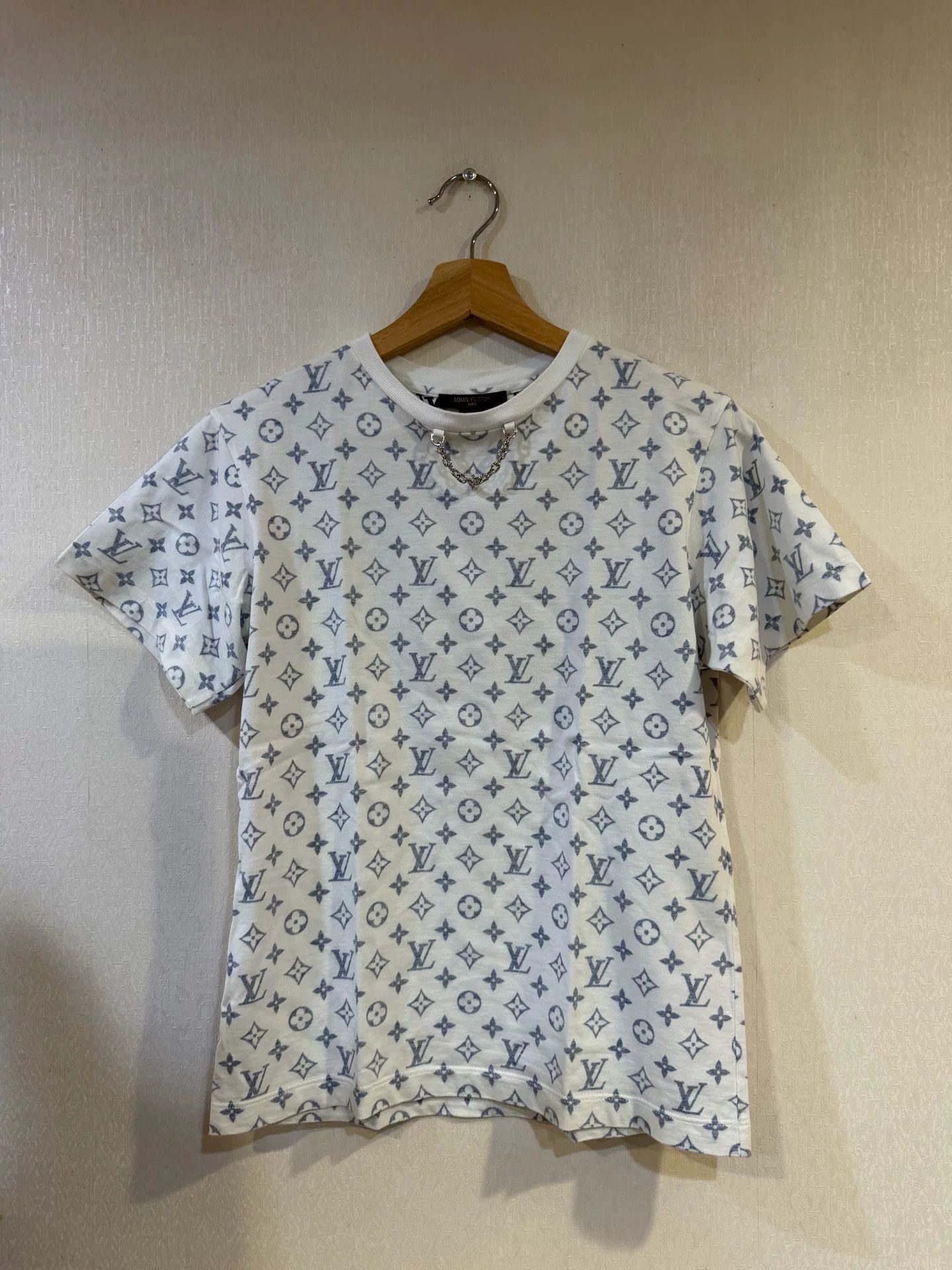 Louis Vuitton Louis Vuitton Monogram Chain T-Shirt S Size US S / EU 44-46 / 1 - 2 Thumbnail