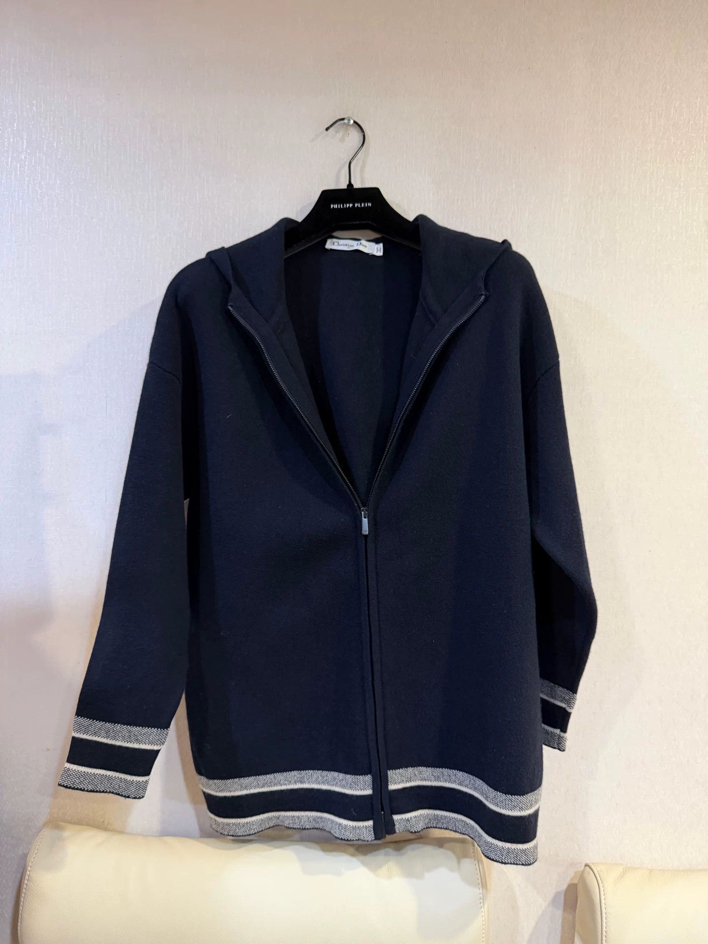 Dior Dior Cashmere Knit Zip Hoodie Size 34 Size XS / US 0-2 / IT 36-38 - 2 Thumbnail