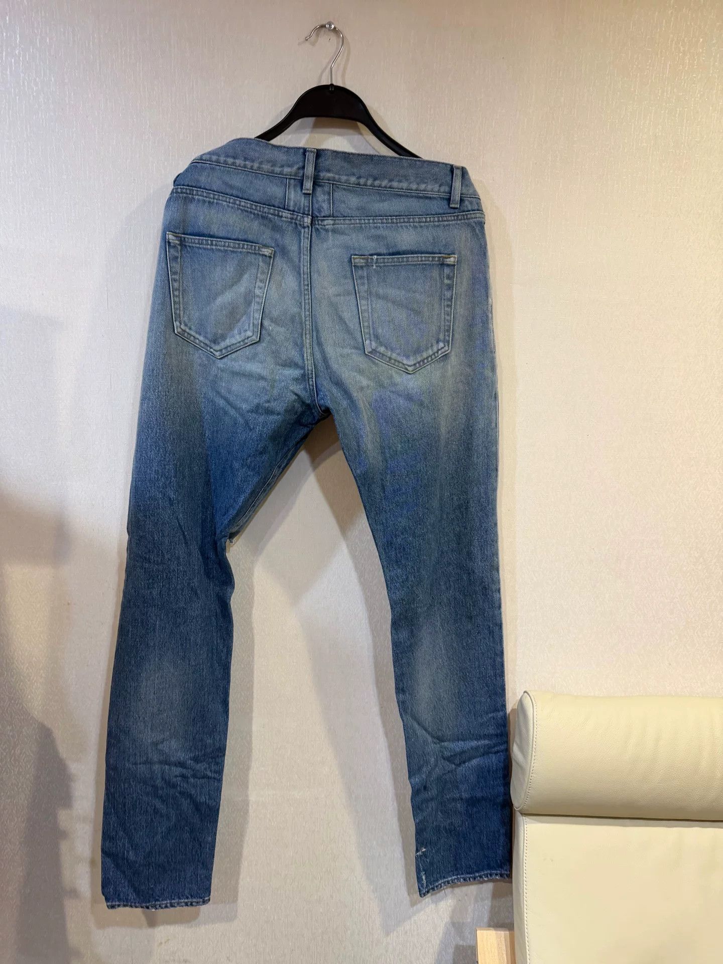 Saint Laurent Paris Saint Laurent Distressed Jeans 33 Size US 33 - 3 Thumbnail