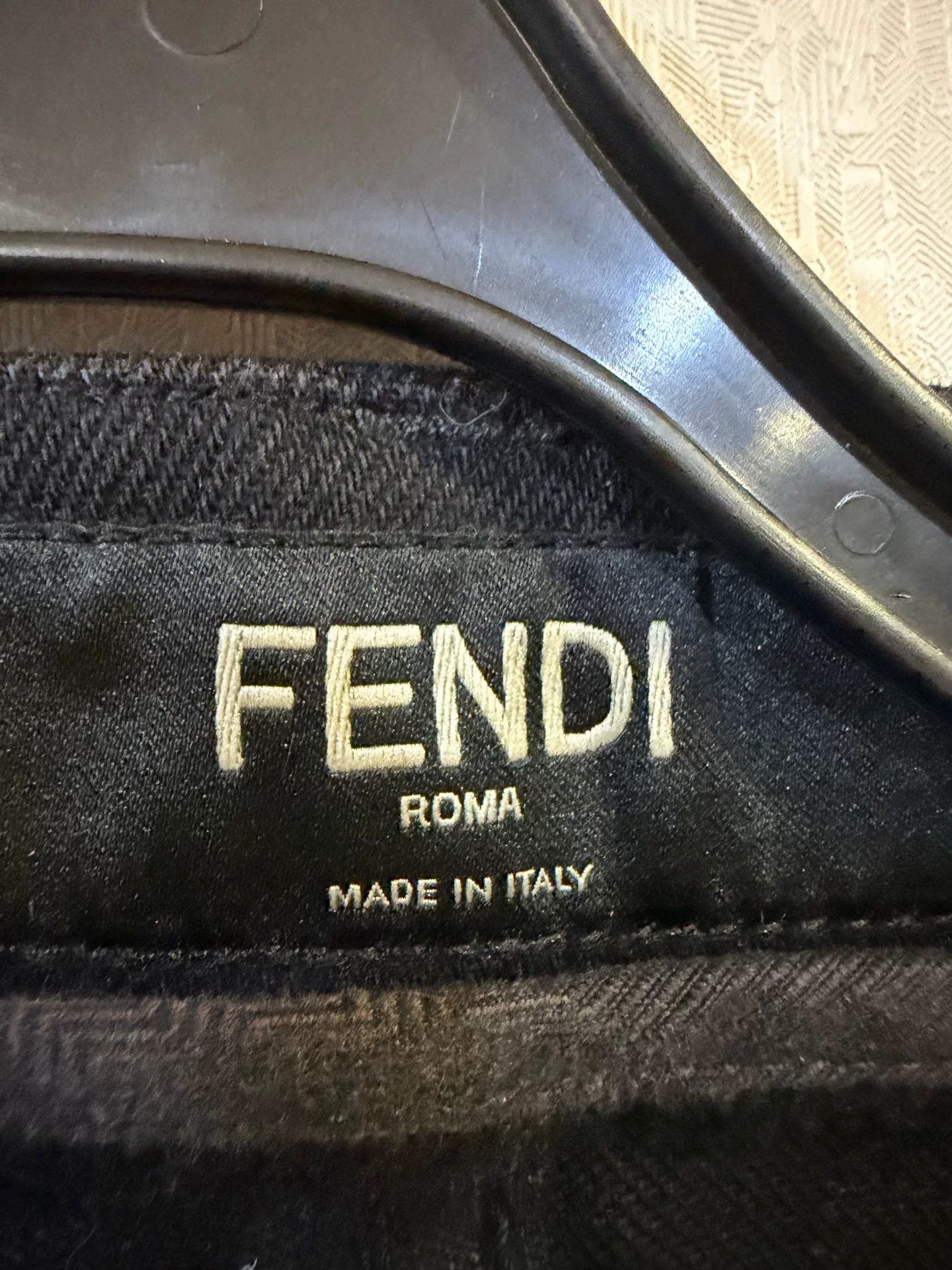 Fendi Fendi Bag Bug Patch Denim Jeans Size 35 Size US 35 - 4 Thumbnail