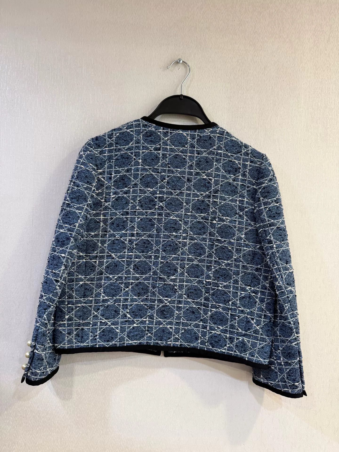 Dior Dior Cannage Grid Textured Jacket FR 34 Size XS / US 0-2 / IT 36-38 - 3 Thumbnail