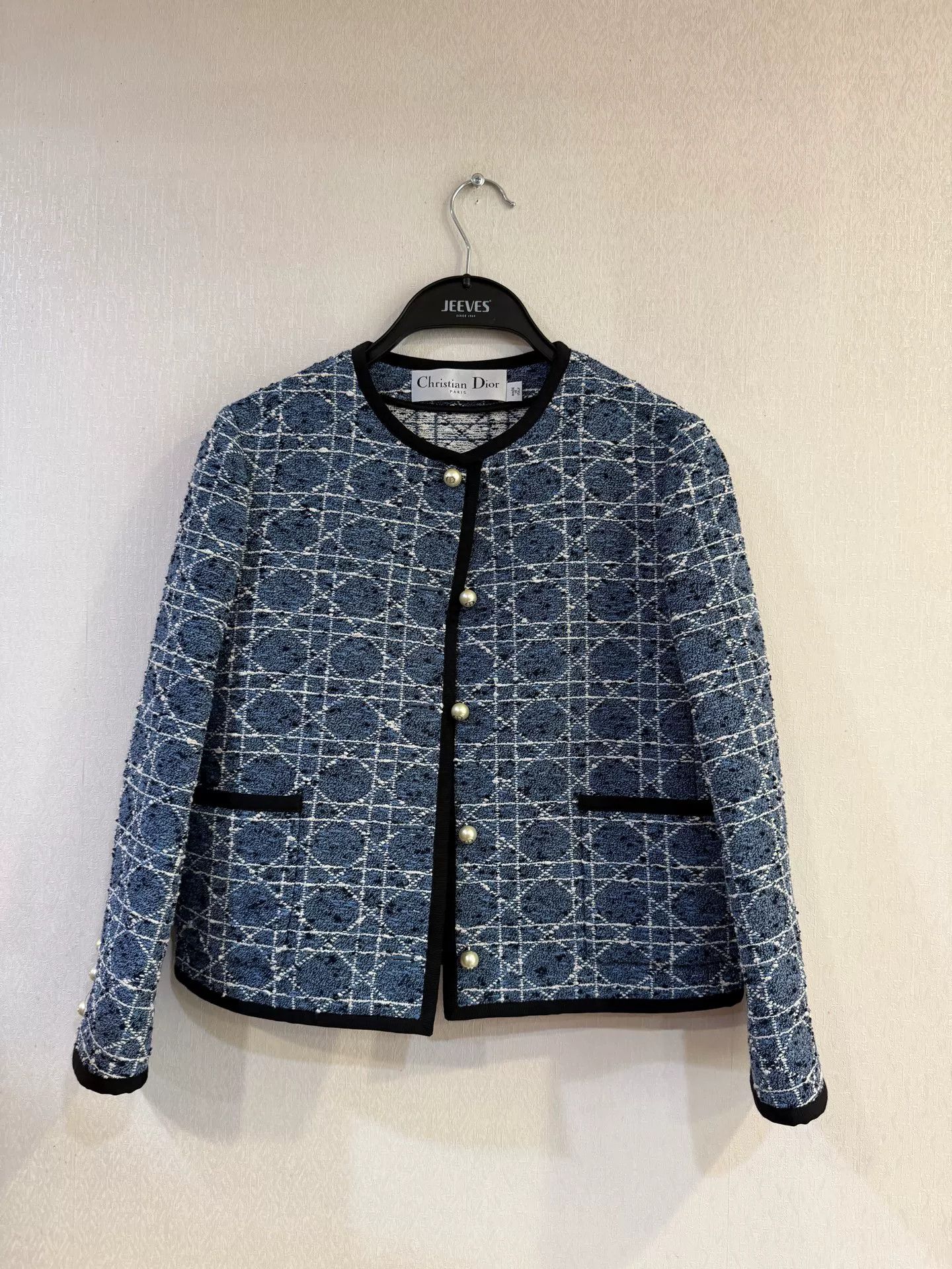 Dior Dior Cannage Grid Textured Jacket FR 34 Size XS / US 0-2 / IT 36-38 - 2 Thumbnail