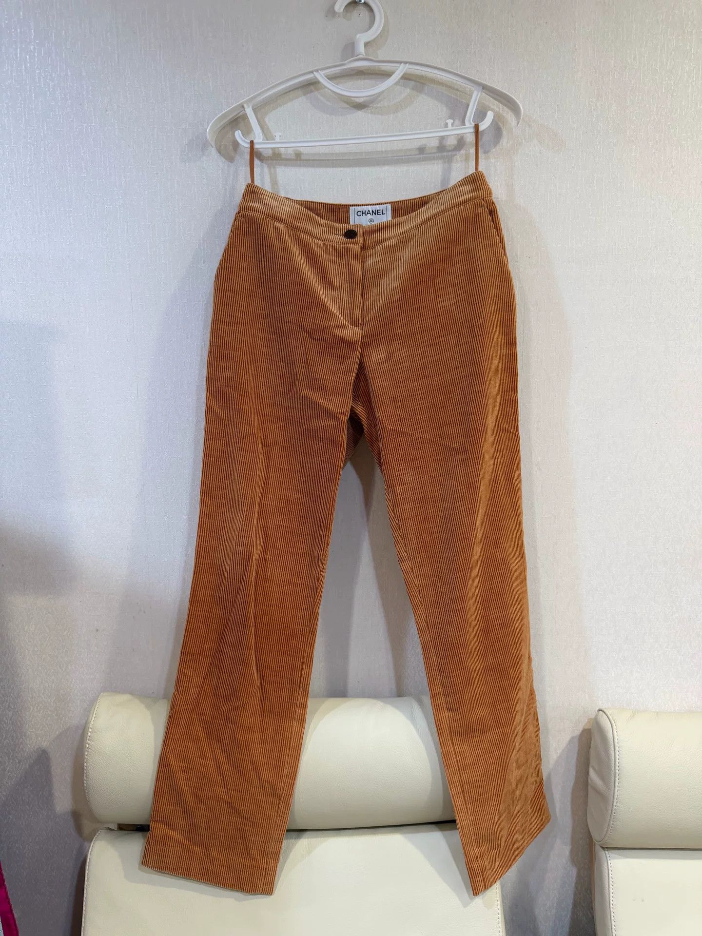 Chanel Chanel Corduroy Cotton Cashmere Pants 34 Size 25" / US 0 / IT 36 - 2 Thumbnail