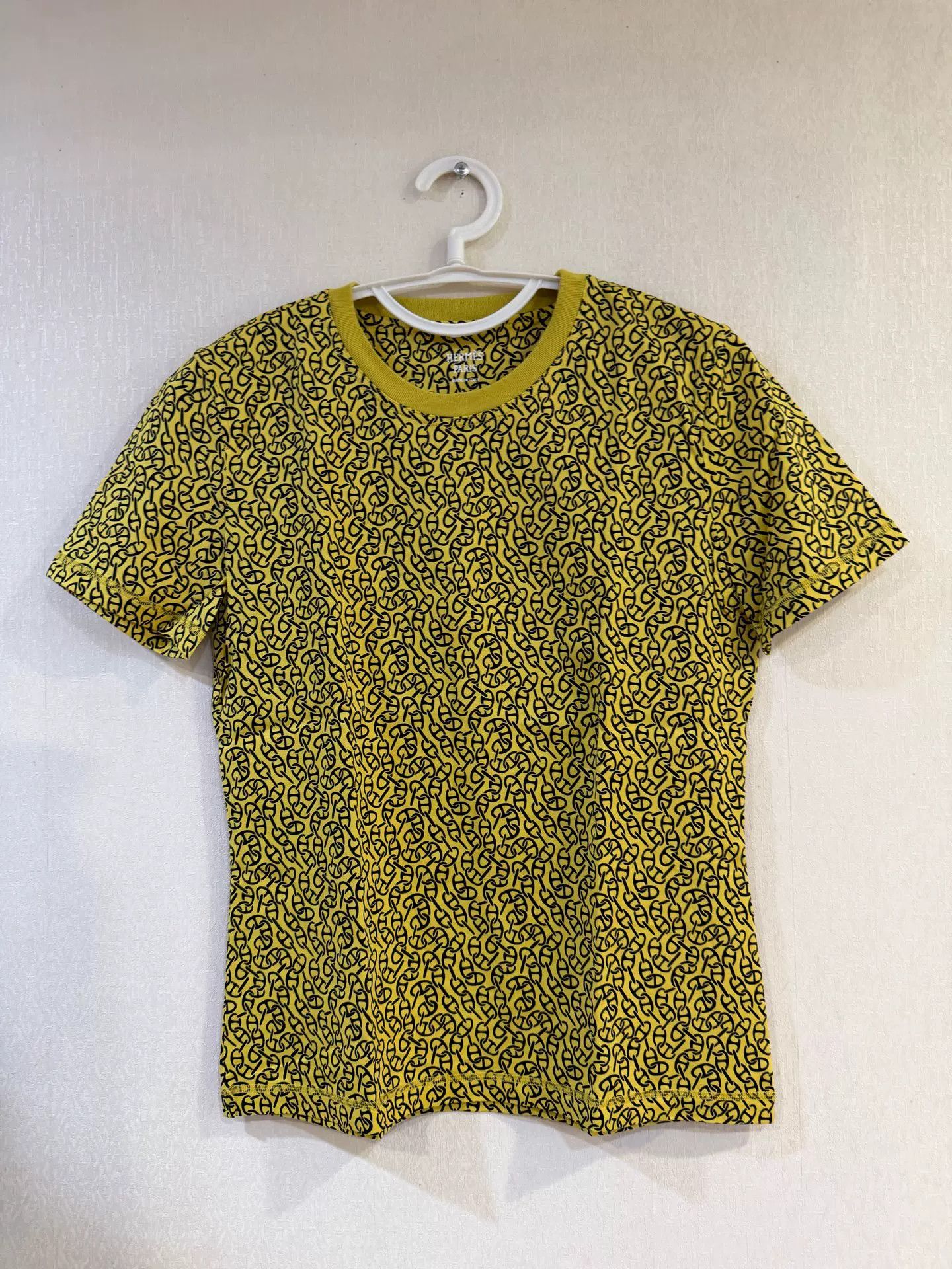 Hermes Hermes Yellow Chaine d'Ancre Print T-Shirt 38 Size S / US 4 / IT 40 - 2 Thumbnail