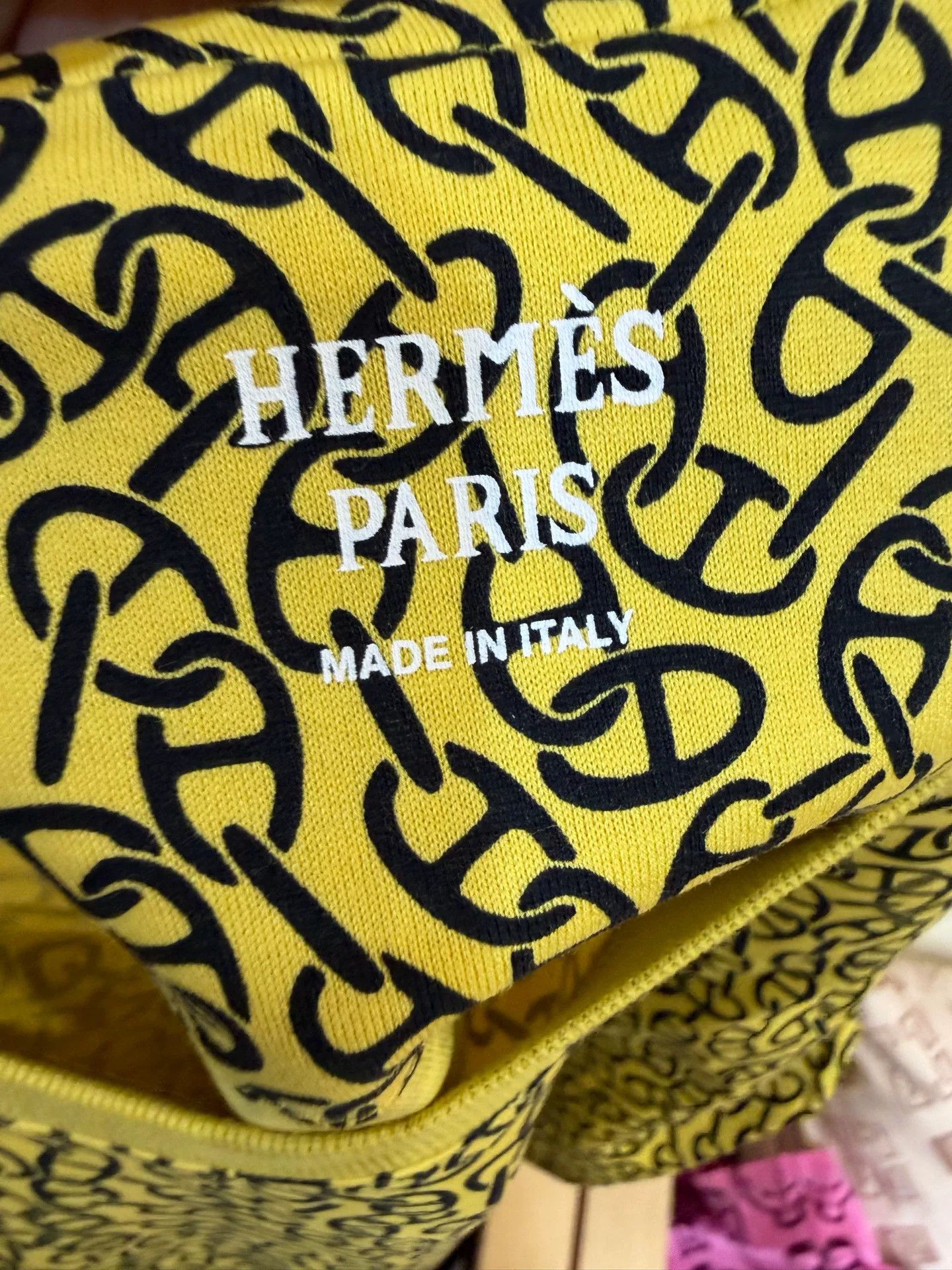 Hermes Hermes Yellow Chaine d'Ancre Print T-Shirt 38 Size S / US 4 / IT 40 - 4 Thumbnail