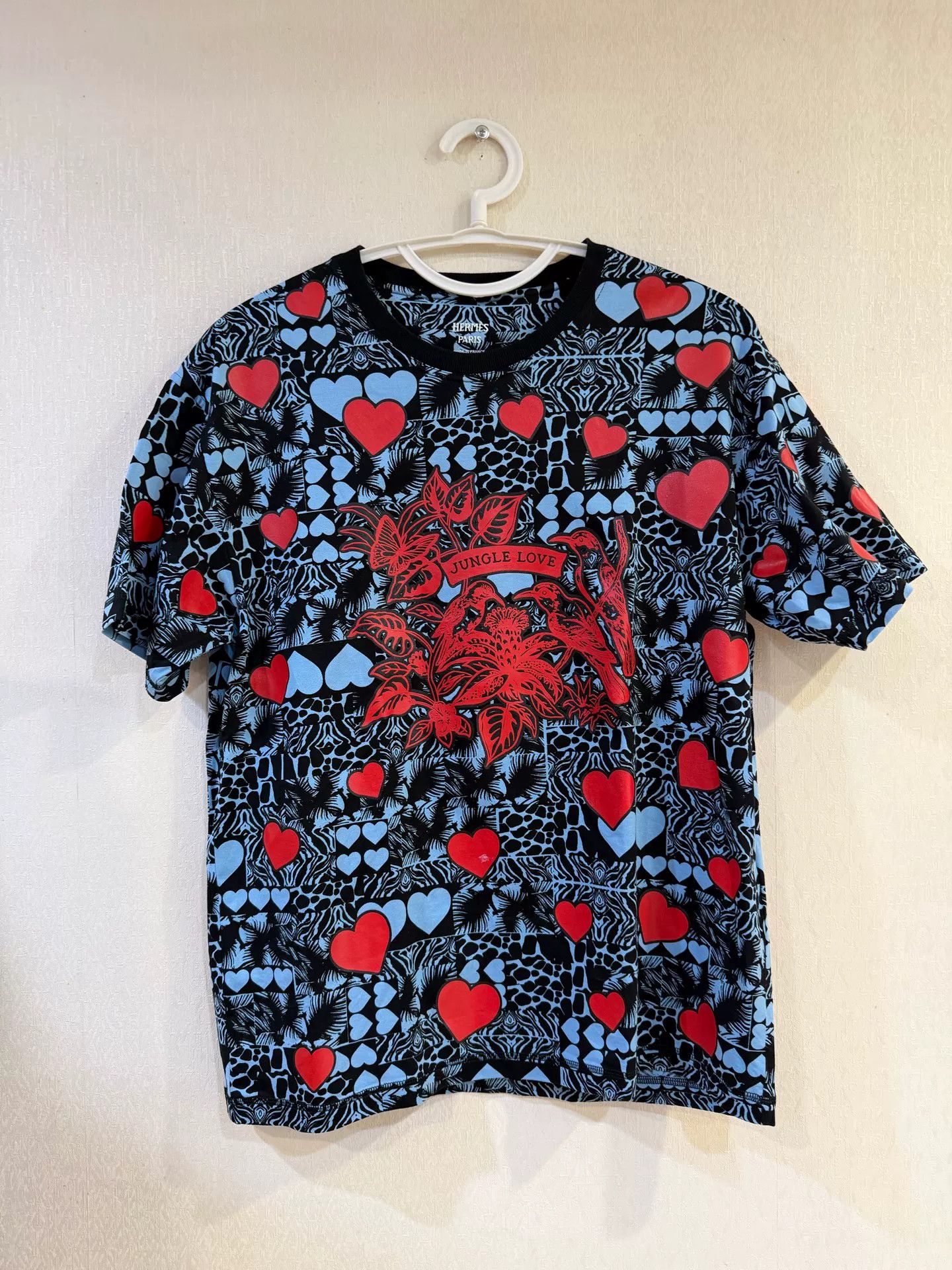 Hermes Hermes Jungle Love Heart Print T-Shirt 36 Size XS / US 0-2 / IT 36-38 - 2 Thumbnail