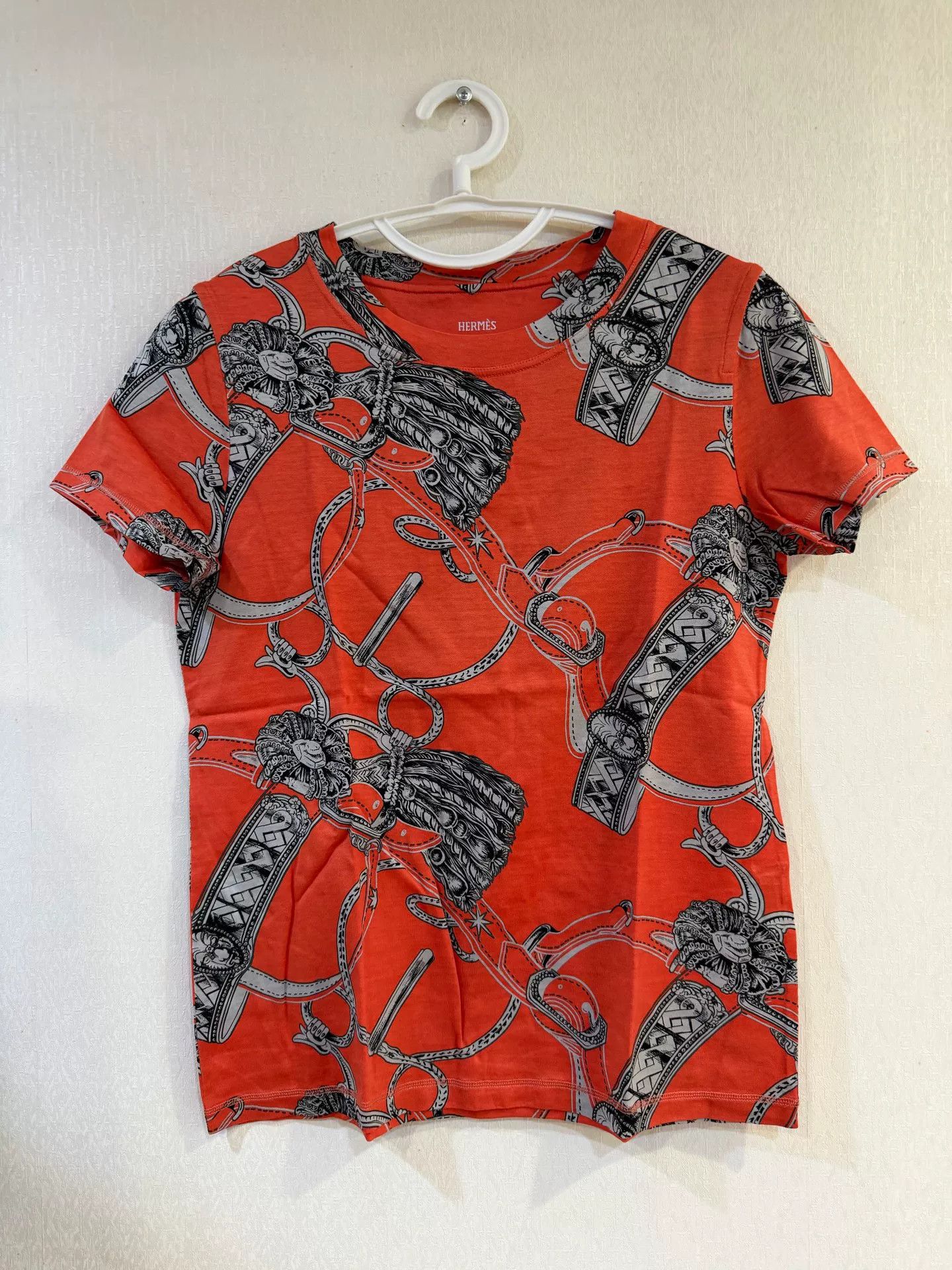 Hermes Hermes Equestrian Print T-Shirt 40 Size M / US 6-8 / IT 42-44 - 2 Thumbnail