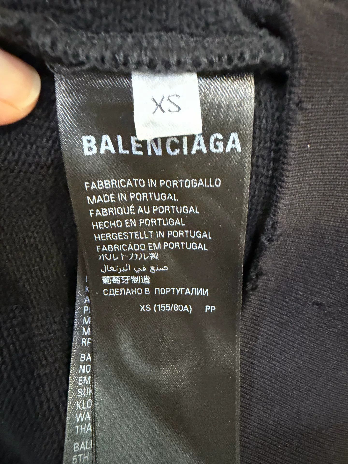 Balenciaga Balenciaga AI Graphic Distressed Hoodie XS Size US XS / EU 42 / 0 - 5 Thumbnail