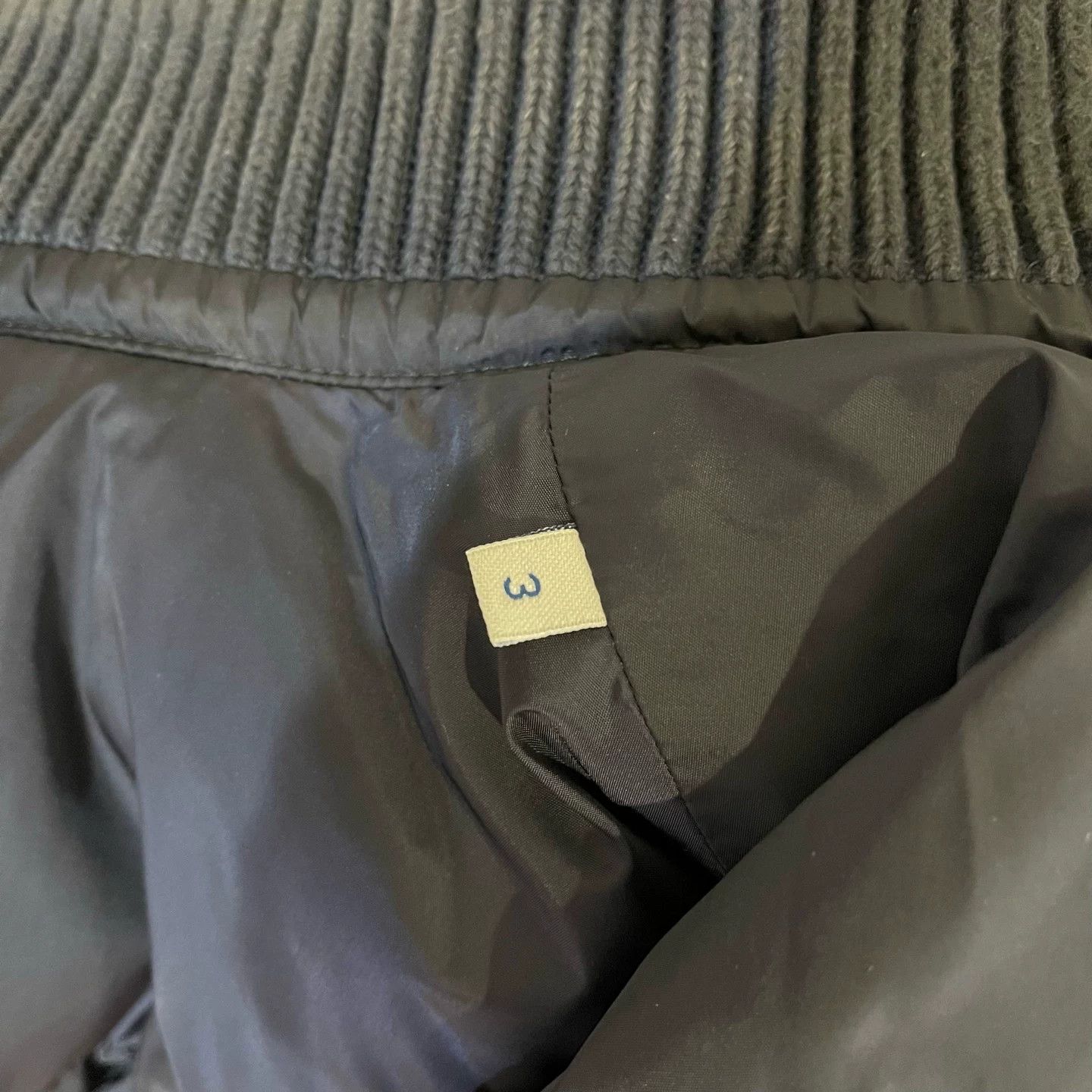Moncler Moncler Bruno Ribbed Zip Jacket Size 3 Size US L / EU 52-54 / 3 - 5 Thumbnail
