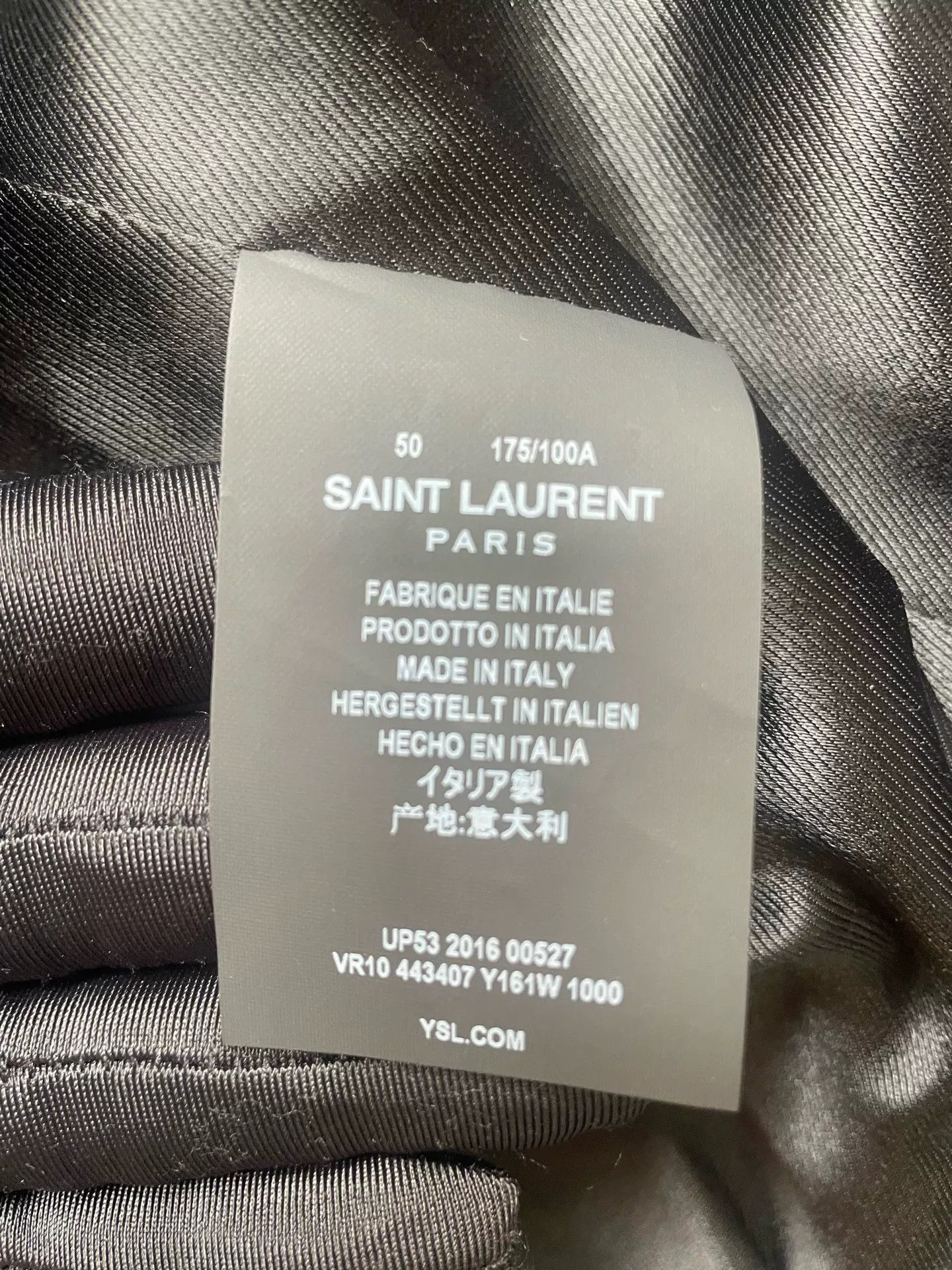 Saint Laurent Paris Saint Laurent Star Palladium Varsity Jacket 50 Size US M / EU 48-50 / 2 - 5 Thumbnail