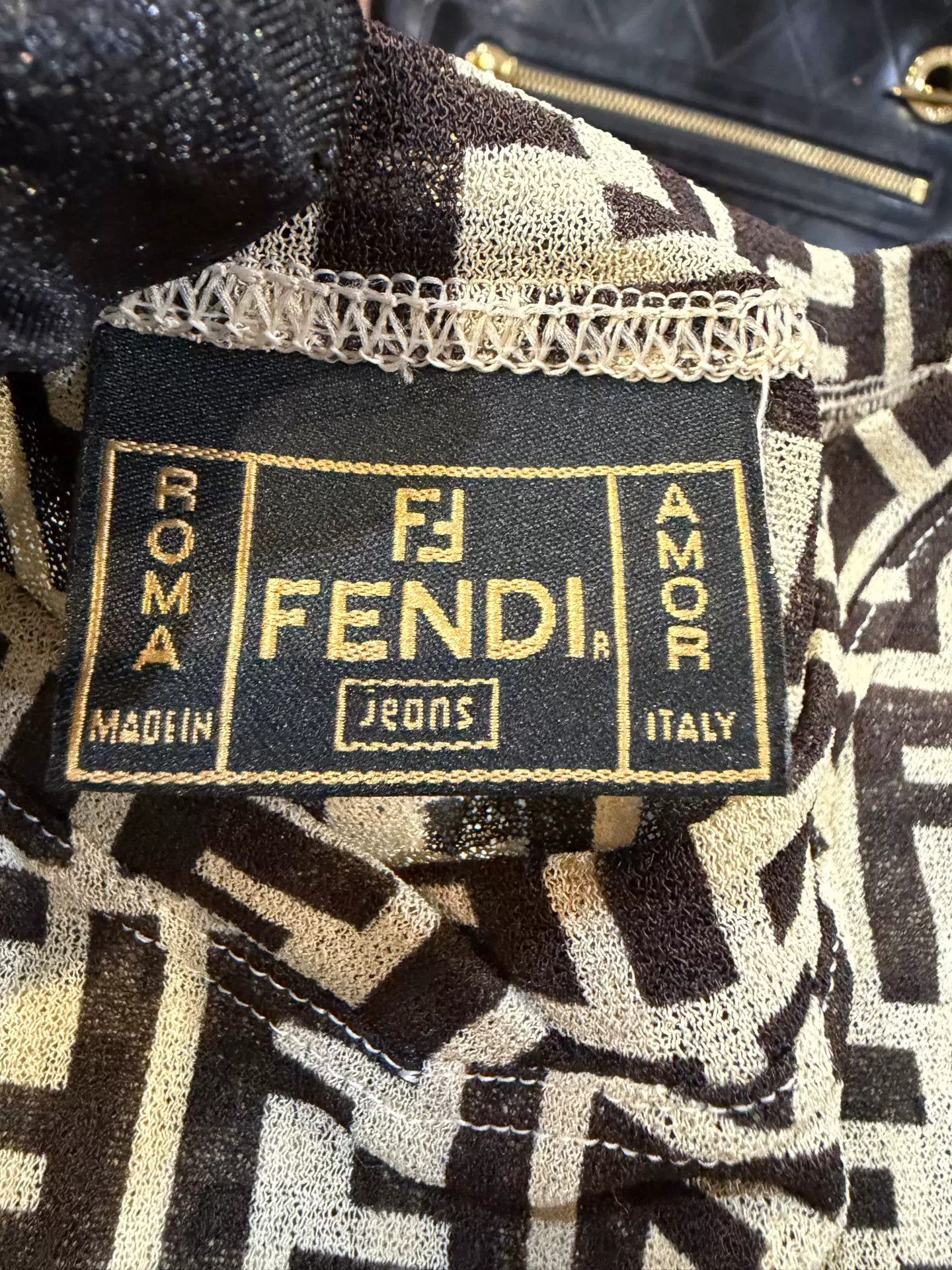 Fendi Fendi FF Monogram Zucca Print T-Shirt Size 46 Size US S / EU 44-46 / 1 - 4 Thumbnail