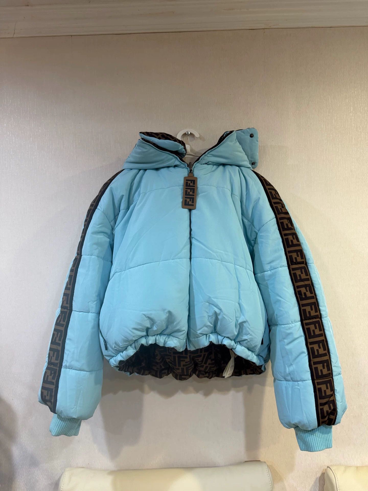 Fendi Fendi Reversible FF Zucca Puffer Jacket M Size US M / EU 48-50 / 2 - 4 Thumbnail