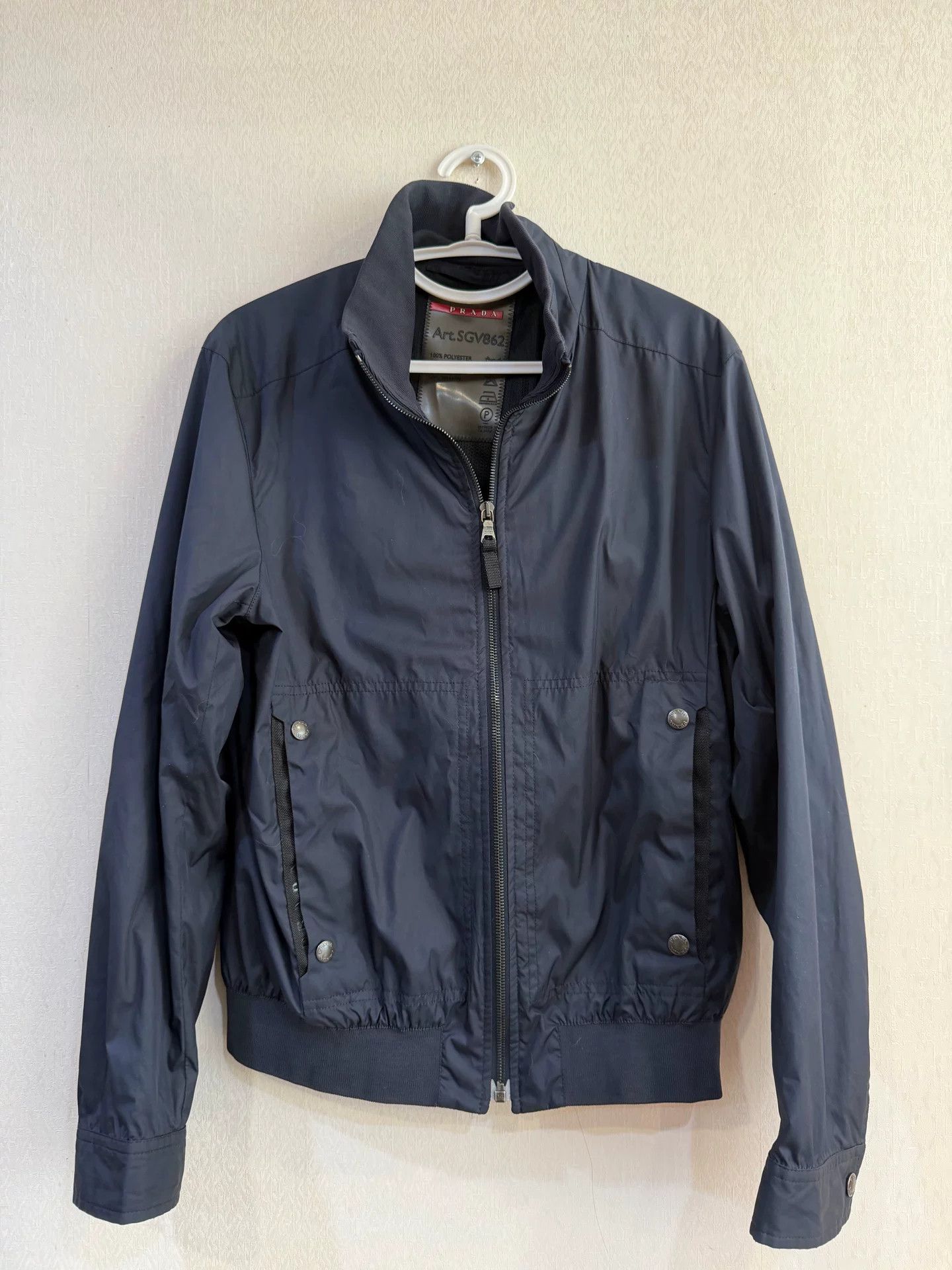 Prada Prada SGV862 Black Light Jacket US M Size US M / EU 48-50 / 2 - 2 Thumbnail