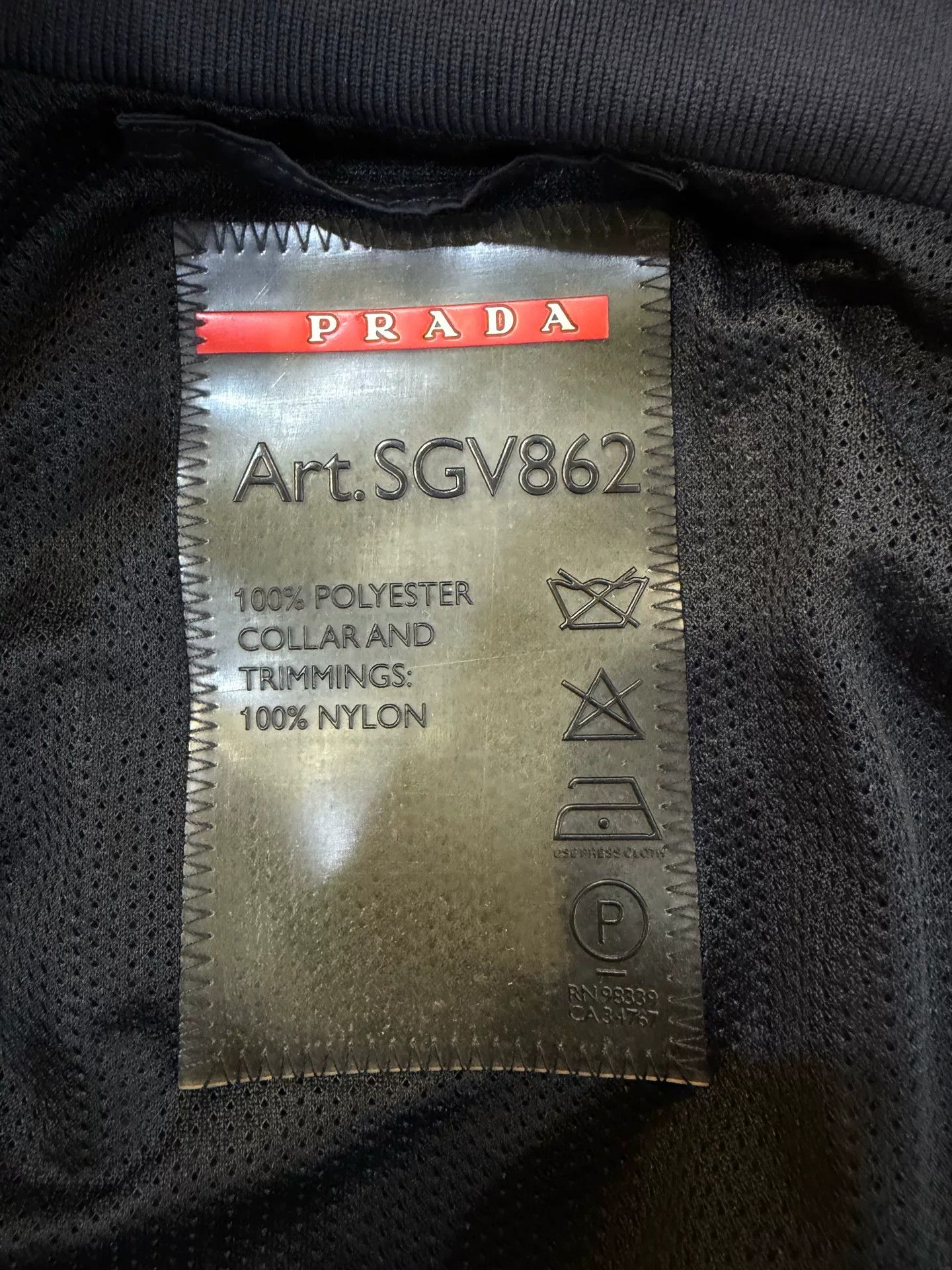 Prada Prada SGV862 Black Light Jacket US M Size US M / EU 48-50 / 2 - 4 Thumbnail