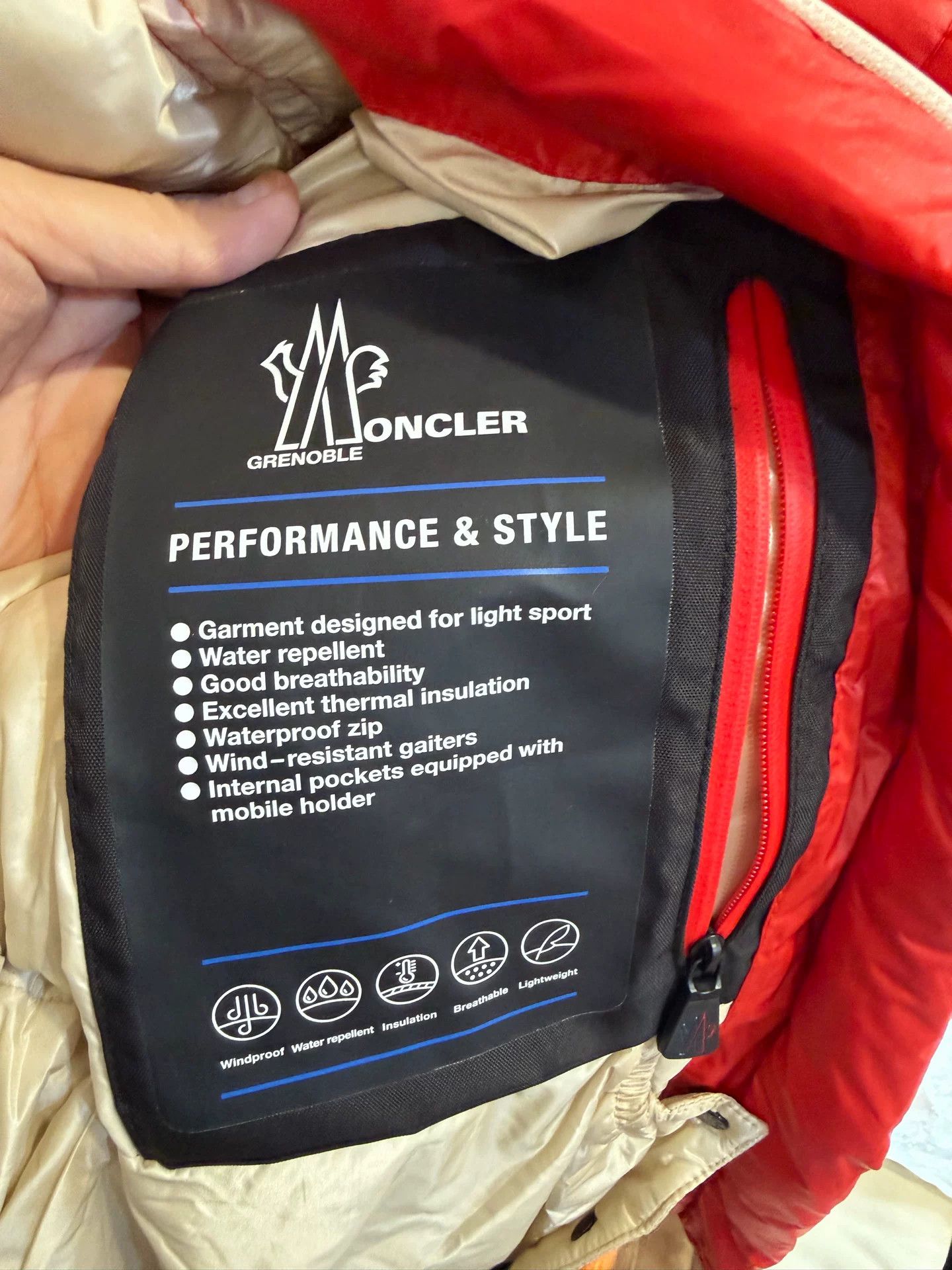 Moncler Moncler Grenoble Red Theys Ski Down Jacket Size 1 Size S / US 4 / IT 40 - 6 Thumbnail