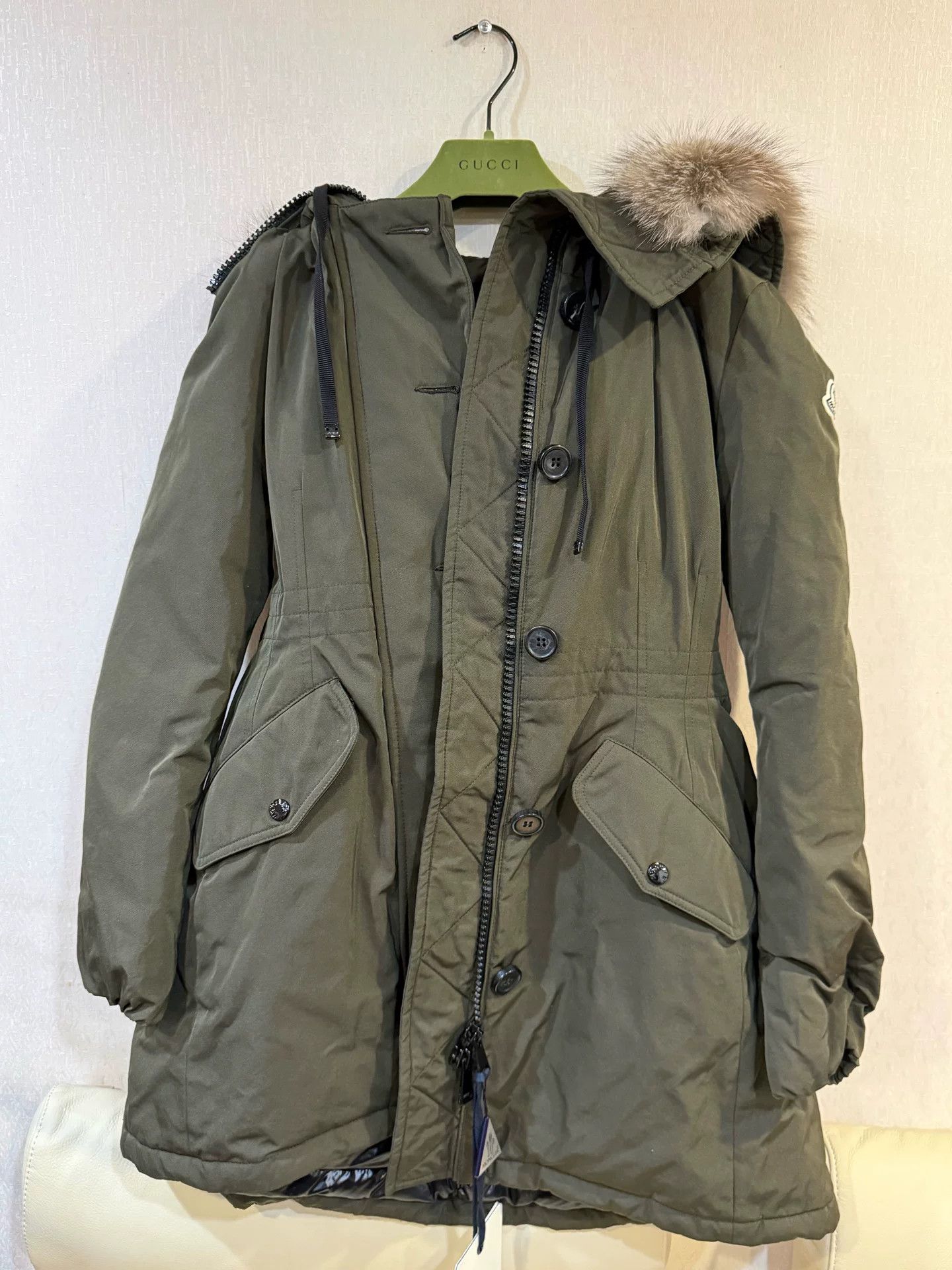 Moncler Moncler Fur Trim Monticole Down Parka Size 1 Size S / US 4 / IT 40 - 2 Thumbnail