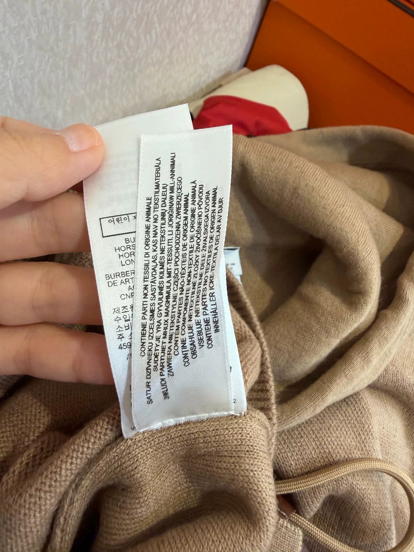 Burberry Burberry Wool Cashmere Knit Hoodie XS Size US XS / EU 42 / 0 - 8 Thumbnail
