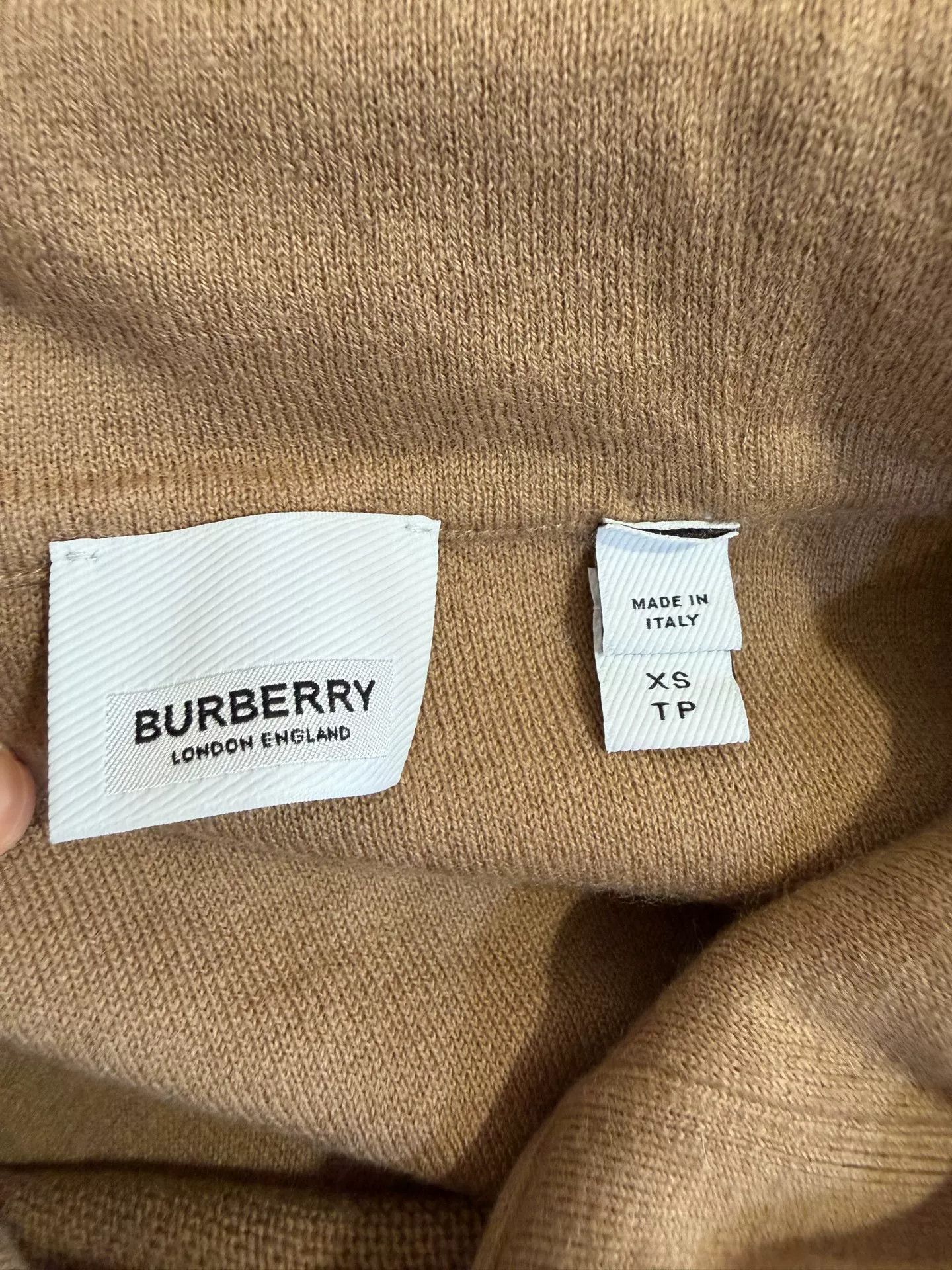Burberry Burberry Wool Cashmere Knit Hoodie XS Size US XS / EU 42 / 0 - 4 Thumbnail
