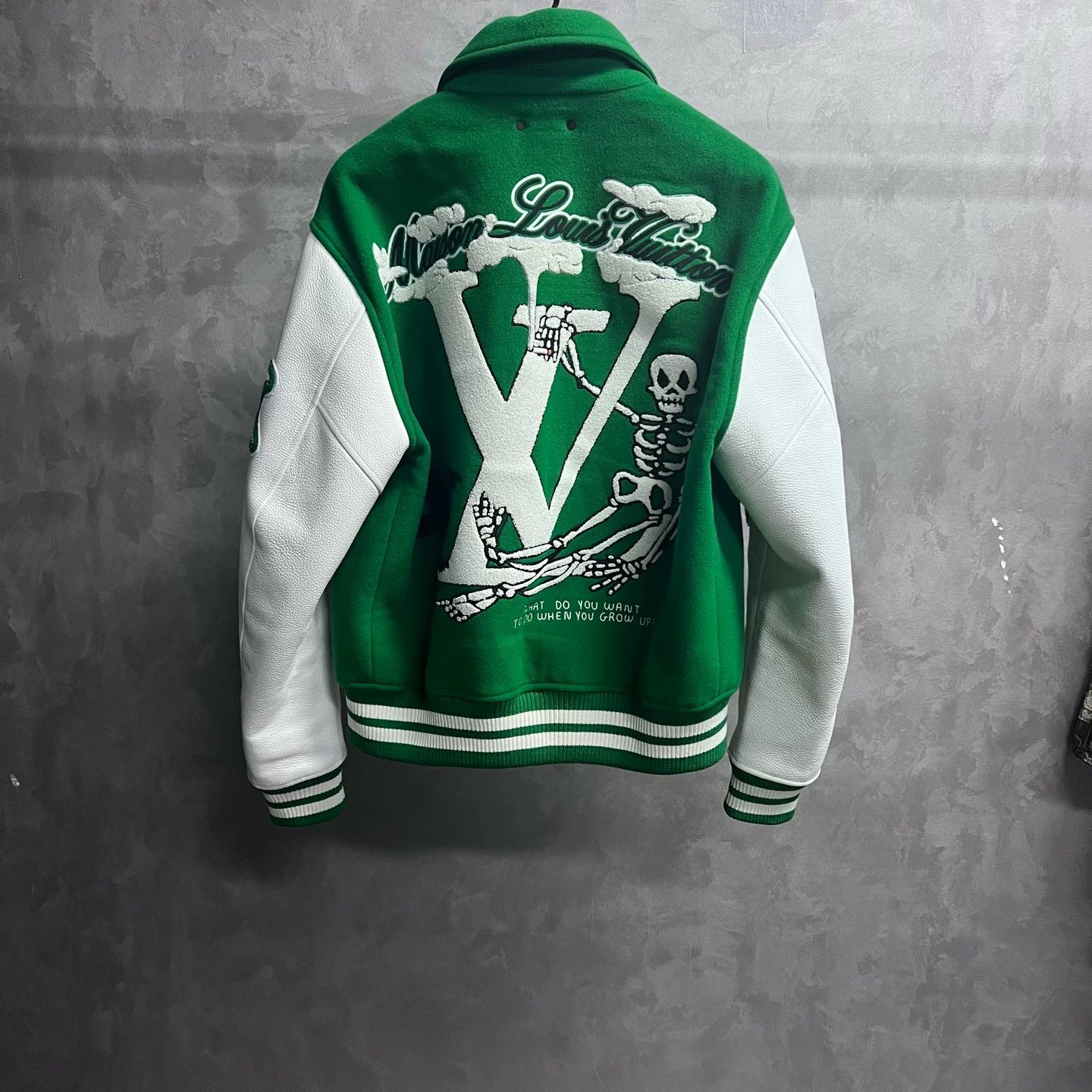 Louis Vuitton Louis Vuitton Green Patch Varsity Jacket Size 48 Size US M / EU 48-50 / 2 - 6 Thumbnail